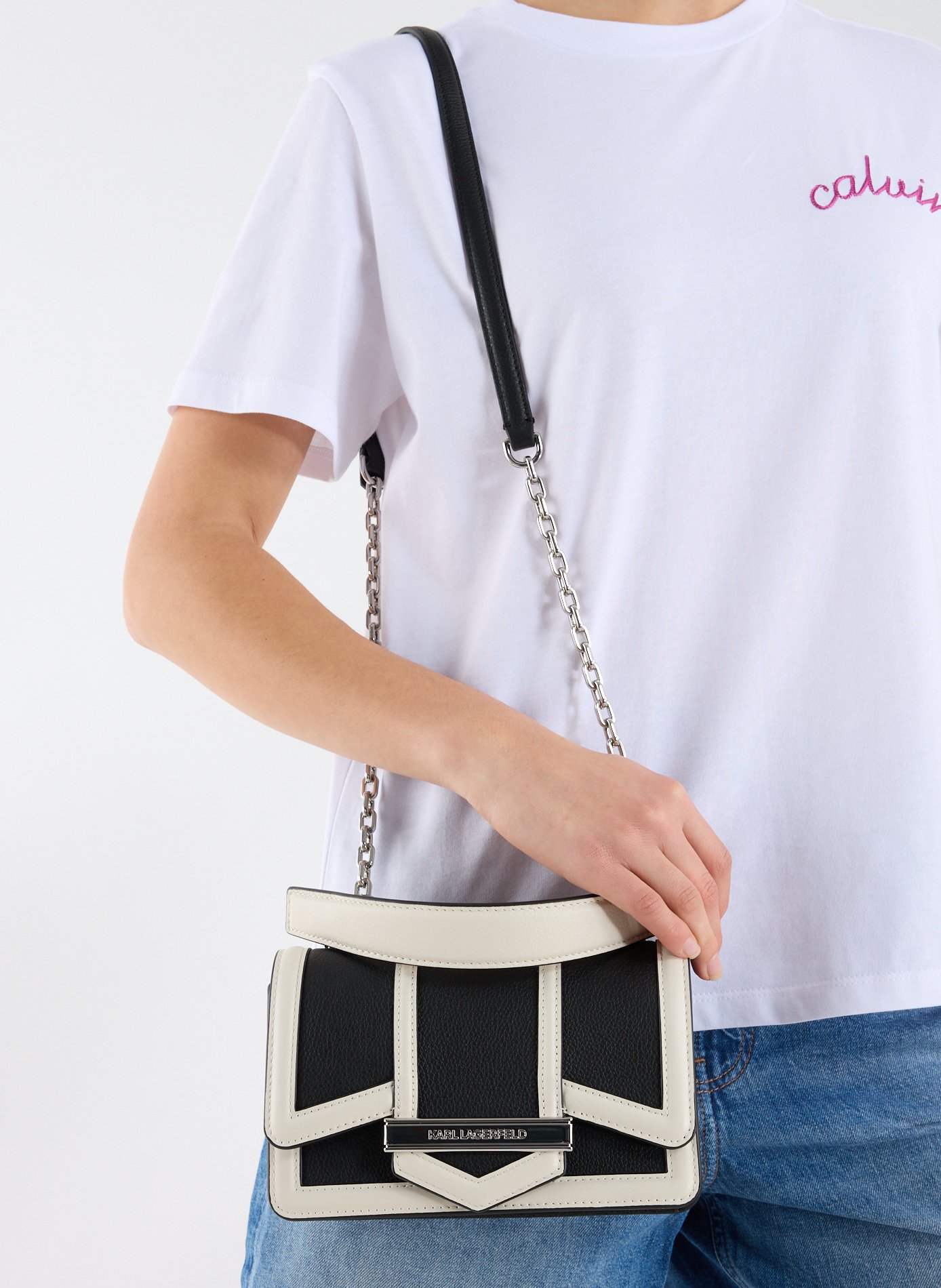 Sac à main K/Nova KARL LAGERFELD Noir