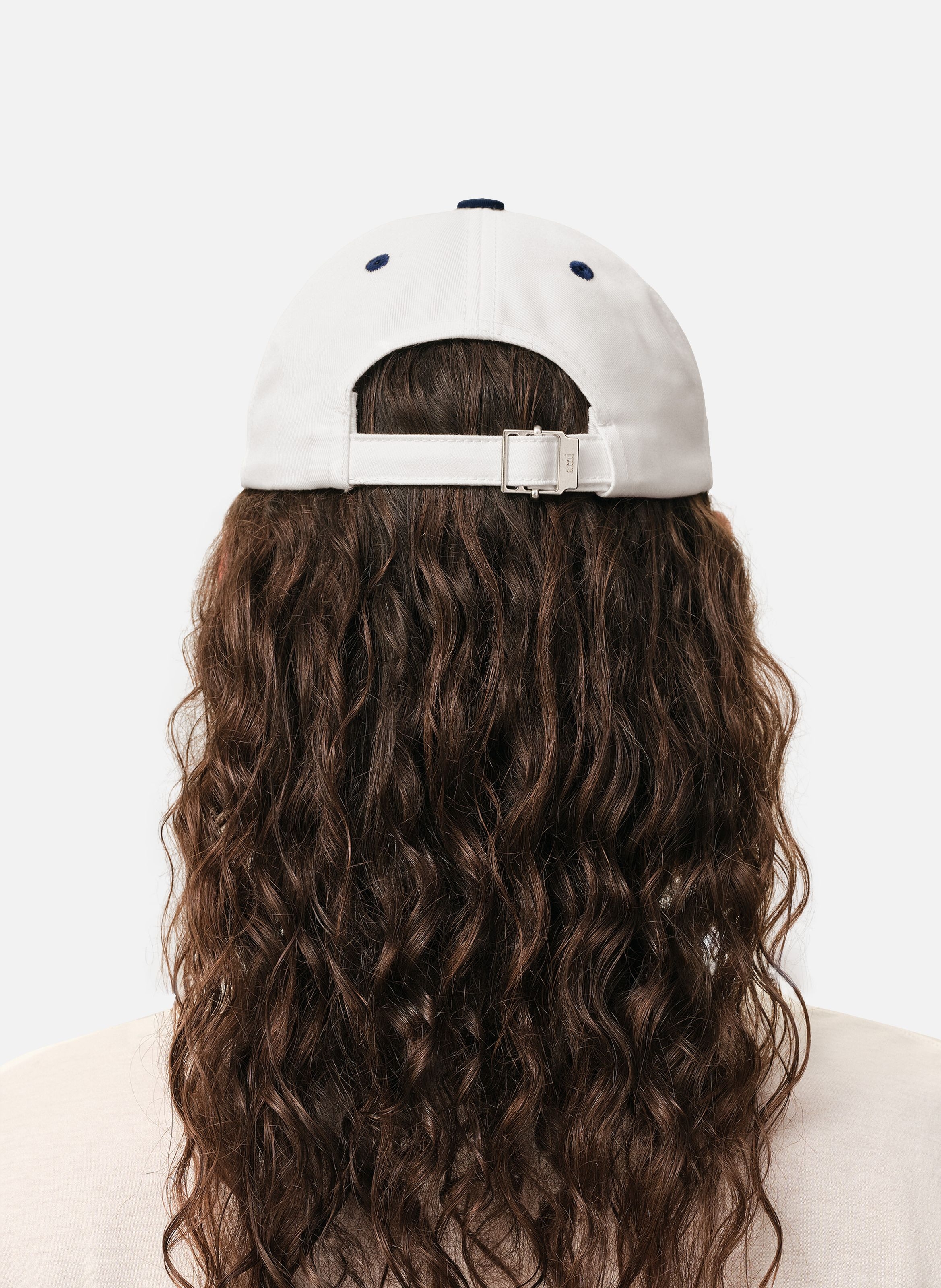 Casquette ami paris bicolore unisexe en coton AMI PARIS Bleu