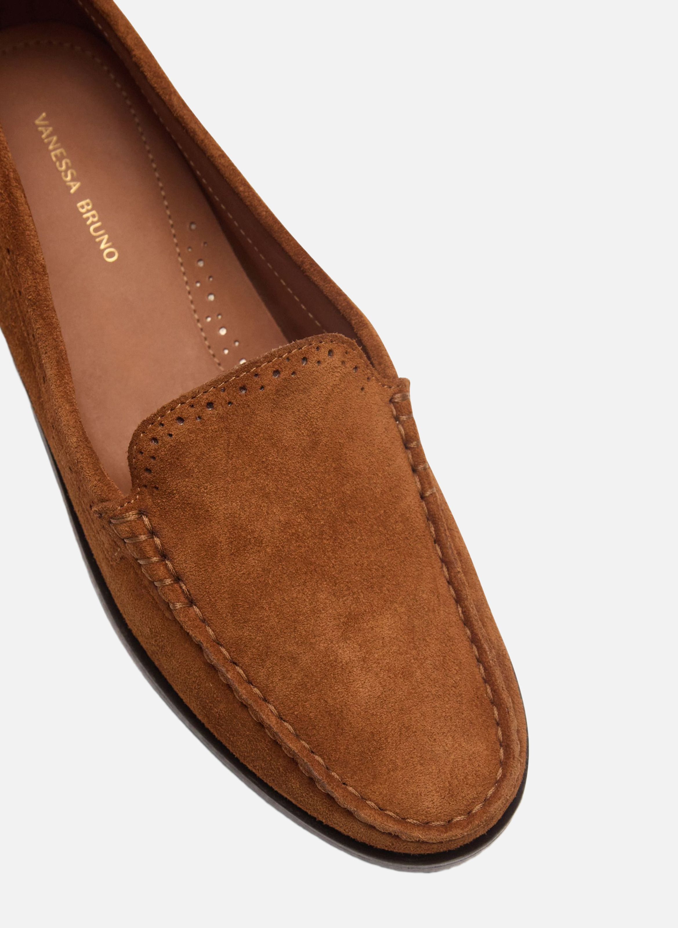Mocassins en cuir VANESSA BRUNO Marron