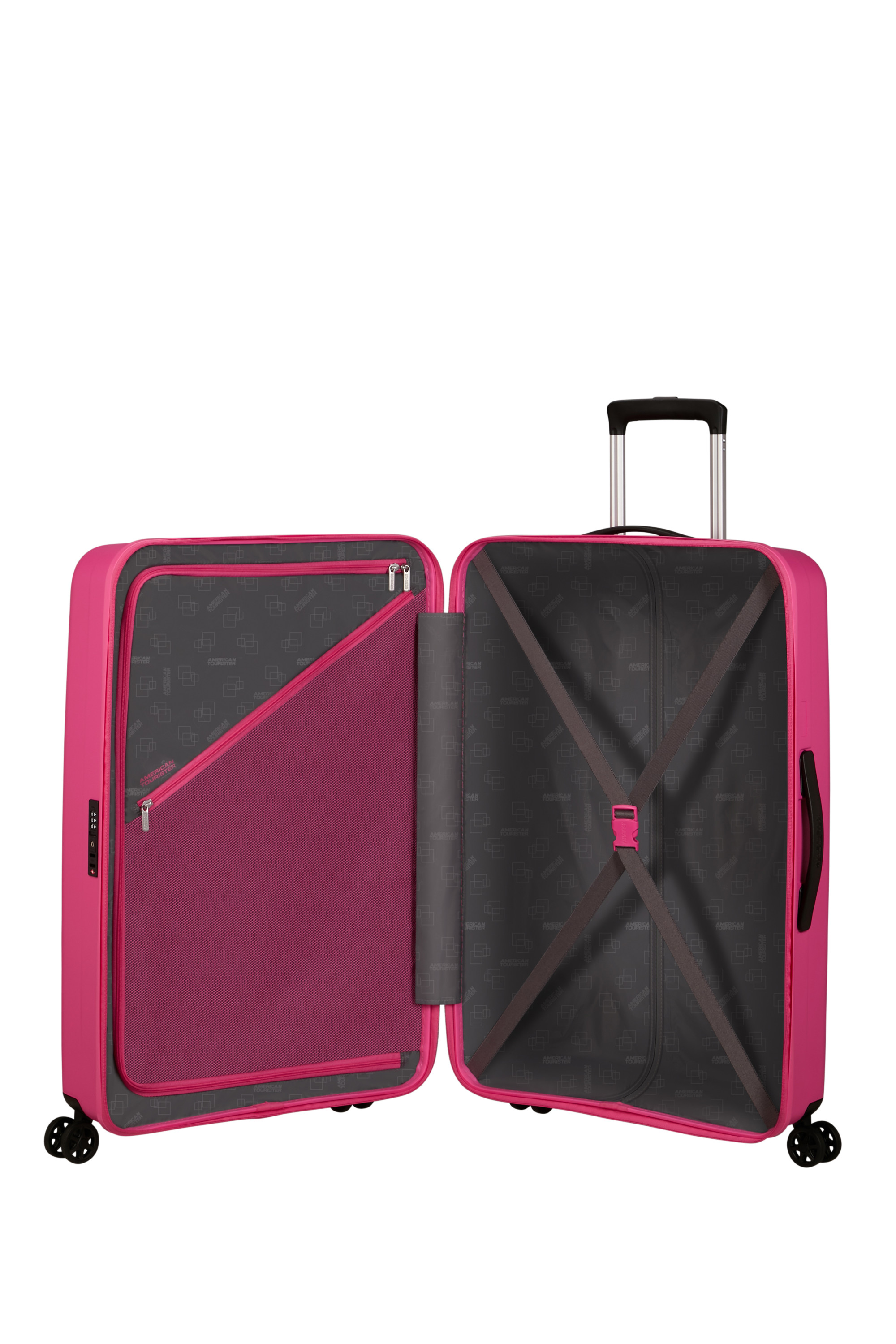 Rejoy valise 4 roues taille l AMERICAN TOURISTER Rouge