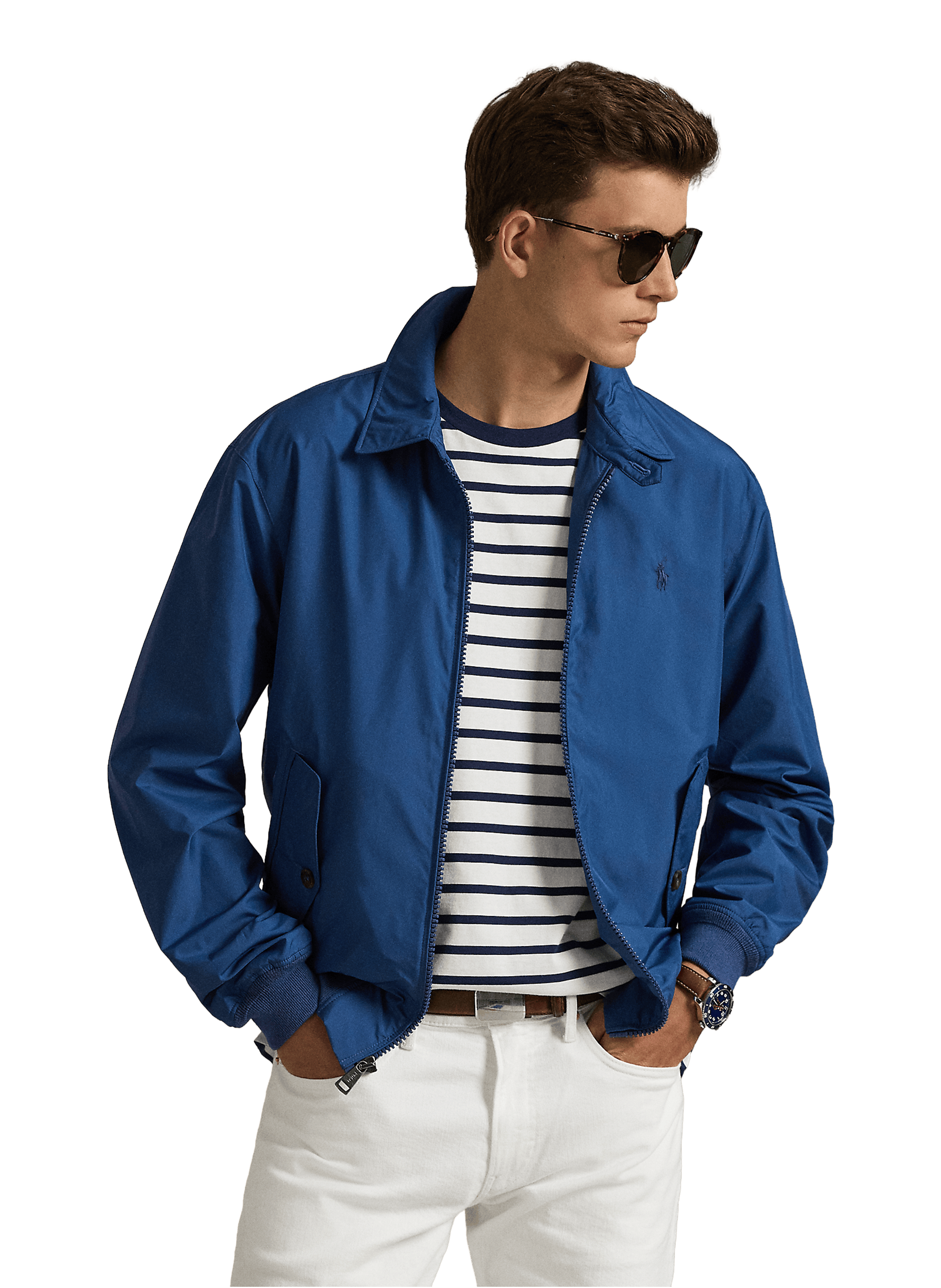 Veste col classique avec logo  POLO RALPH LAUREN Bleu