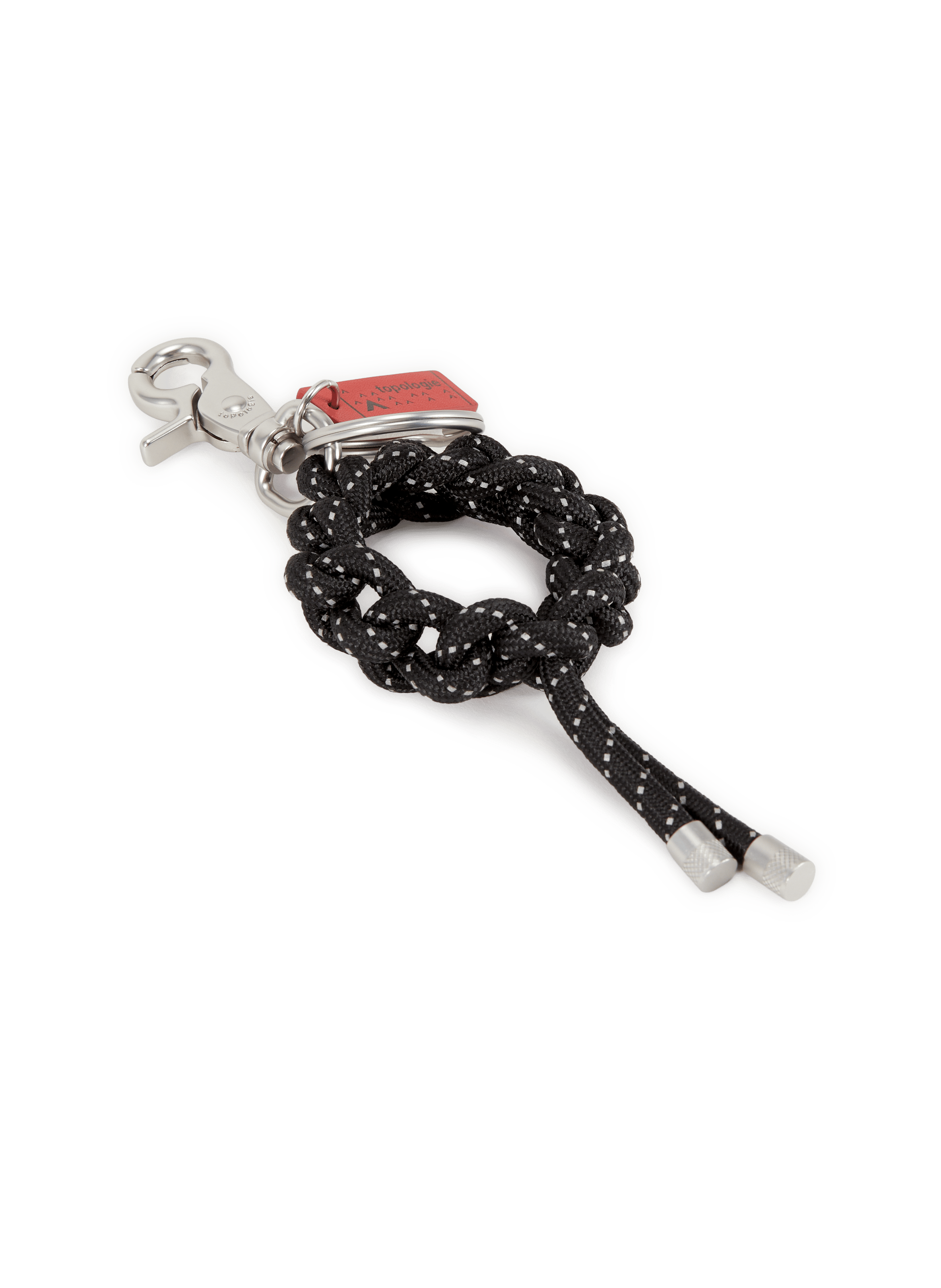 Krans rope keychain TOPOLOGIE Black