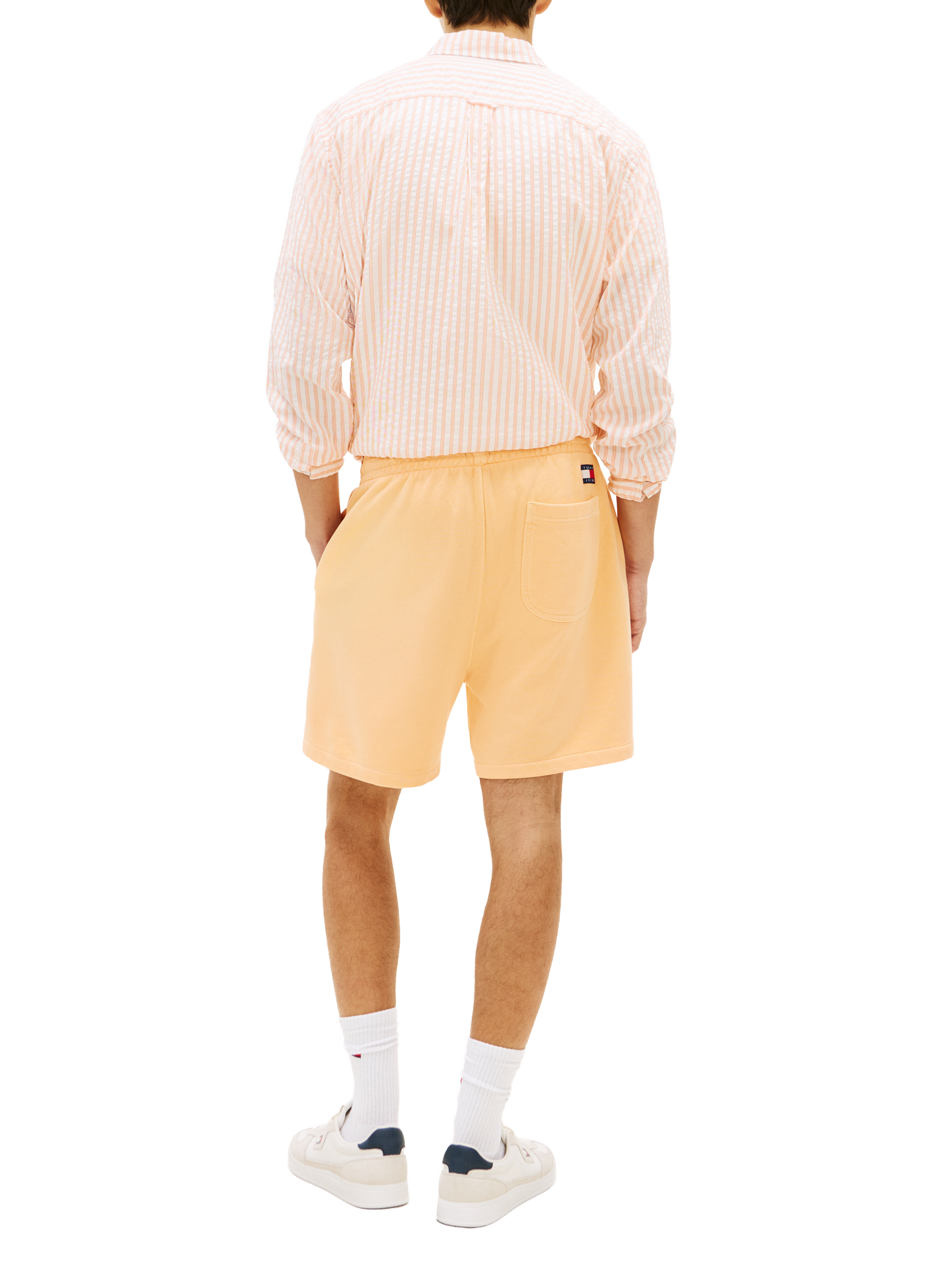Straight-cut cotton Bermuda shorts TOMMY HILFIGER Orange