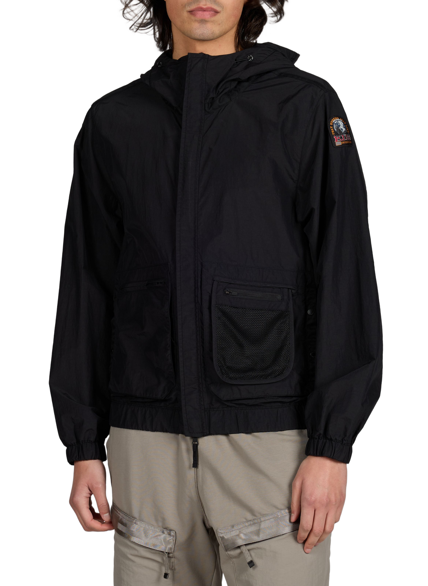 Blouson Rube à capuche PARAJUMPERS Noir