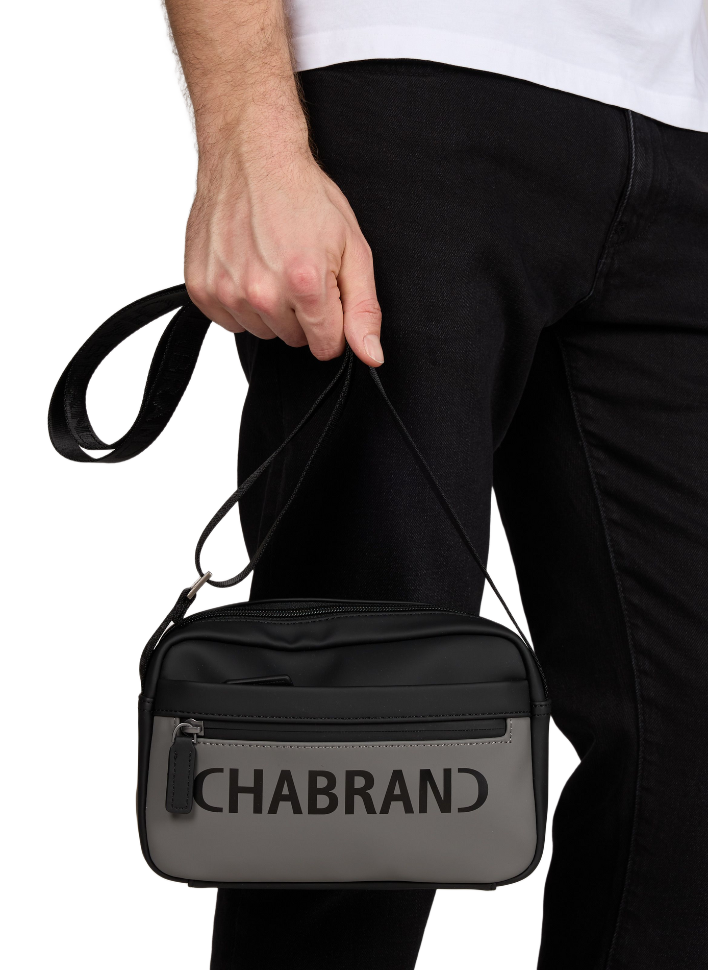 Sac porté croisé à logo CHABRAND Noir