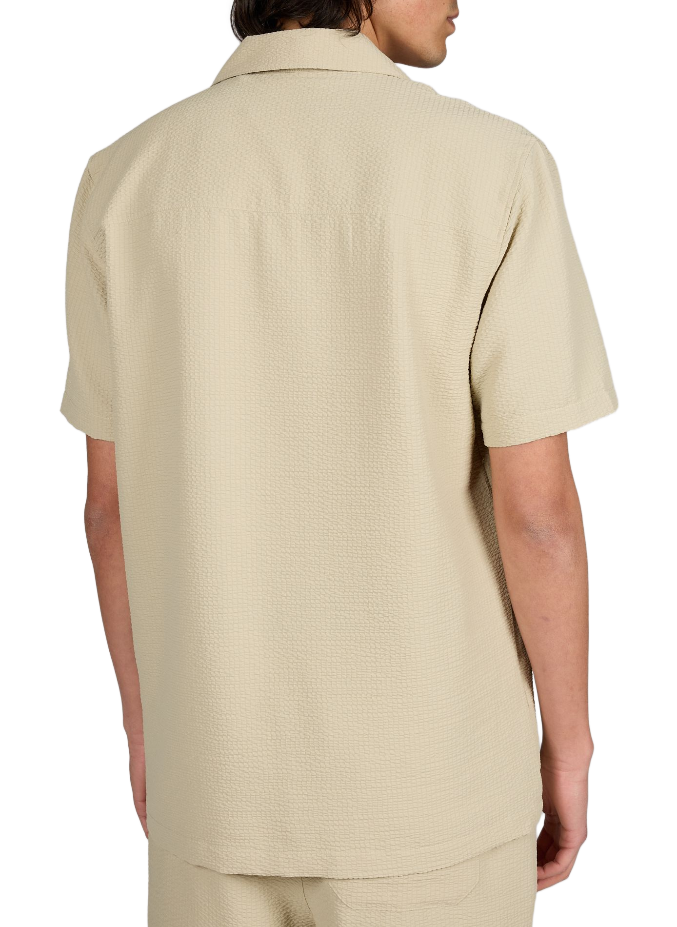 Chemise texturée à manches courtes LYLE & SCOTT Beige