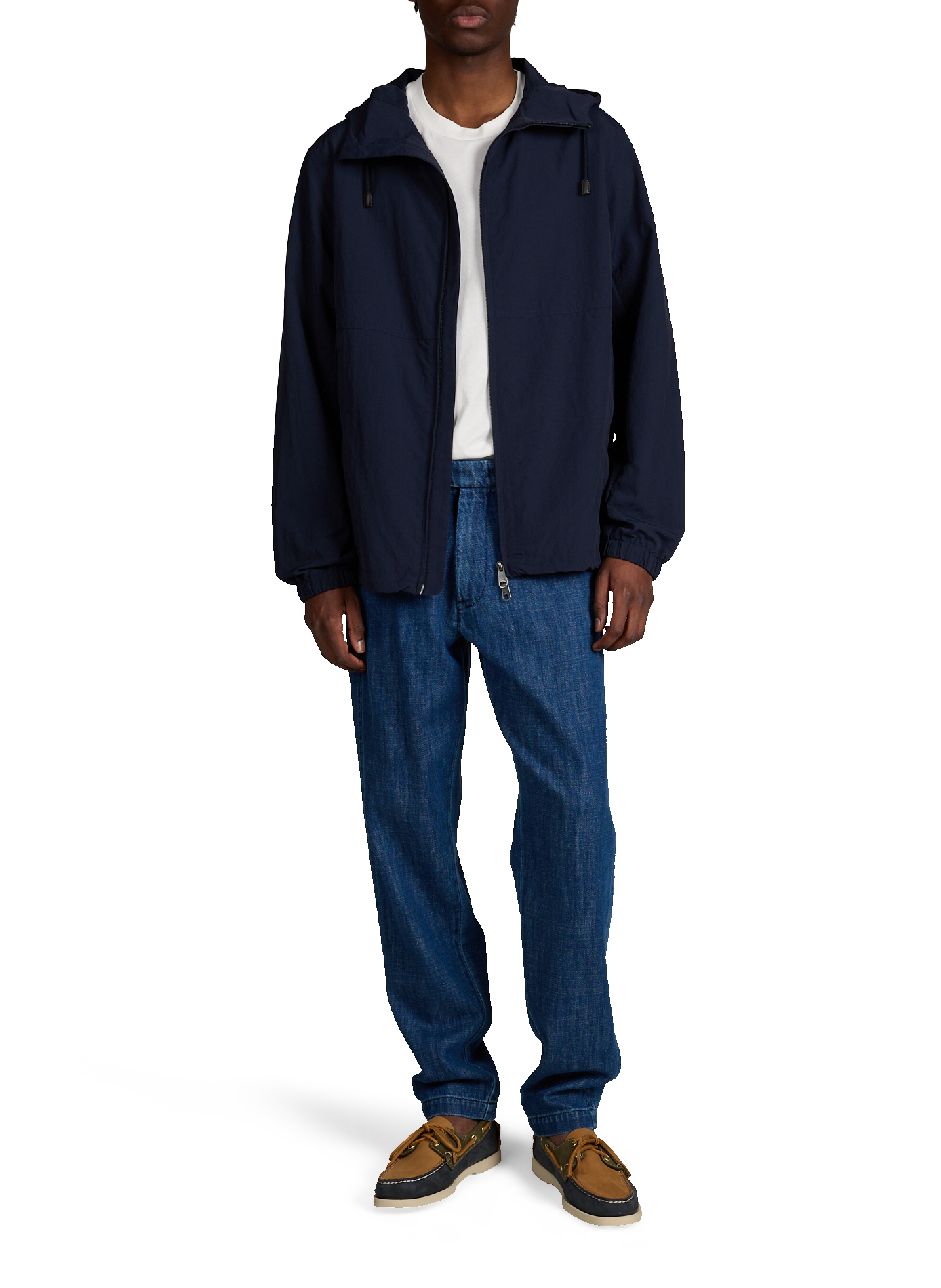 Veste coupe-vent à capuche GANT Bleu