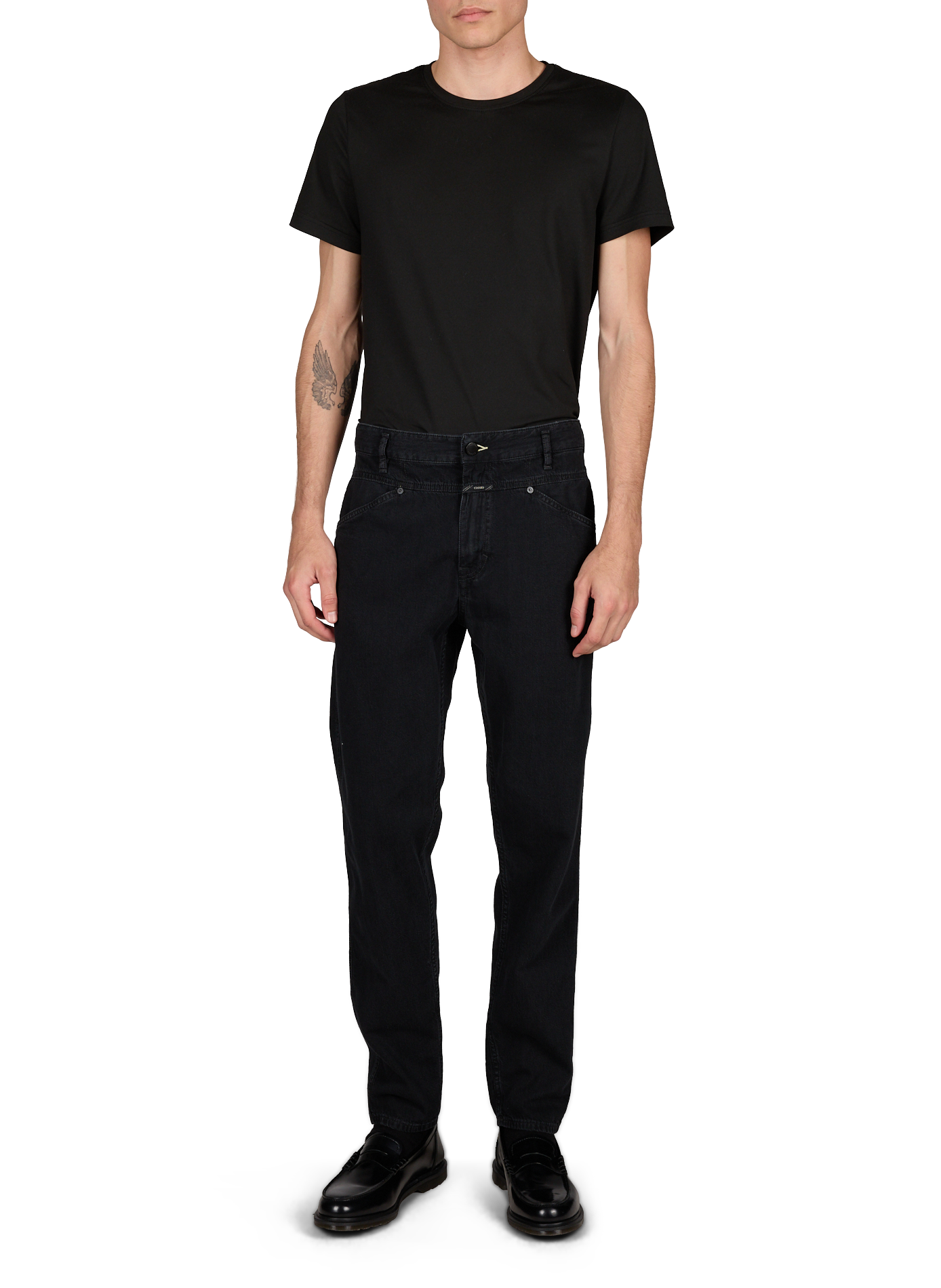 X-Lent Tapered Cotton Tapered Jeans CLOSED Black