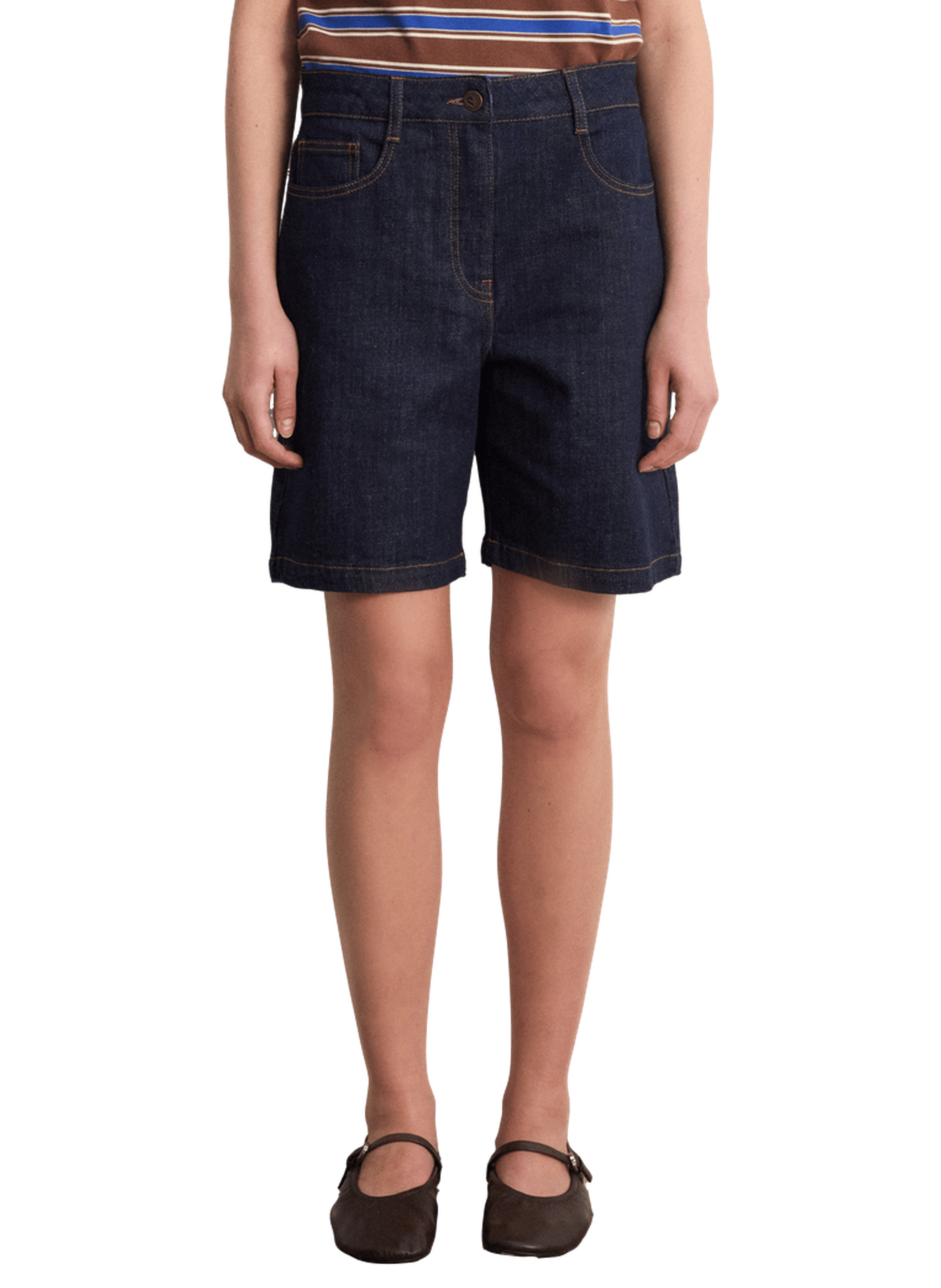 Bermuda en denim brut - bayaia PABLO Bleu
