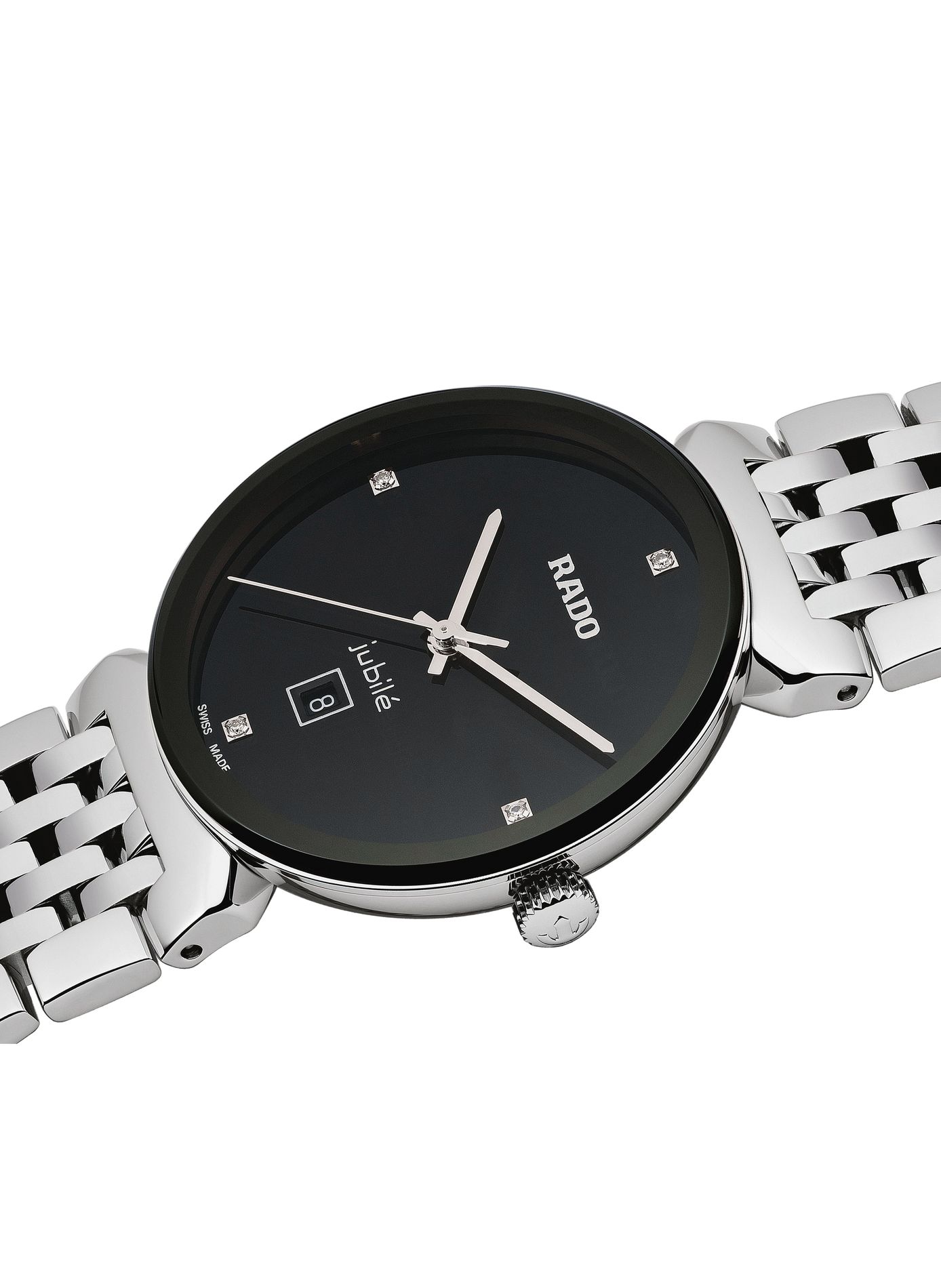 Montre quartz en acier inoxydable RADO Blanc