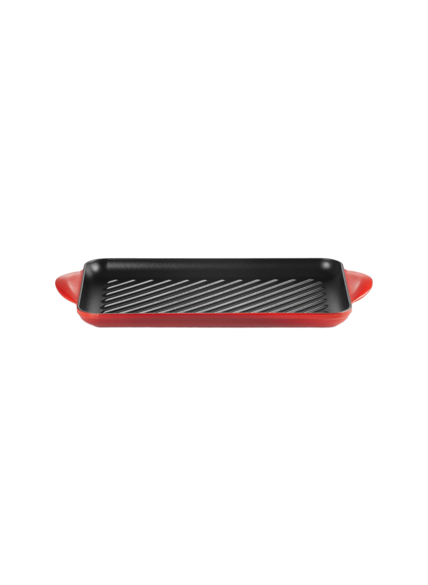 Gril rectangulaire en fonte émaillée LE CREUSET Red