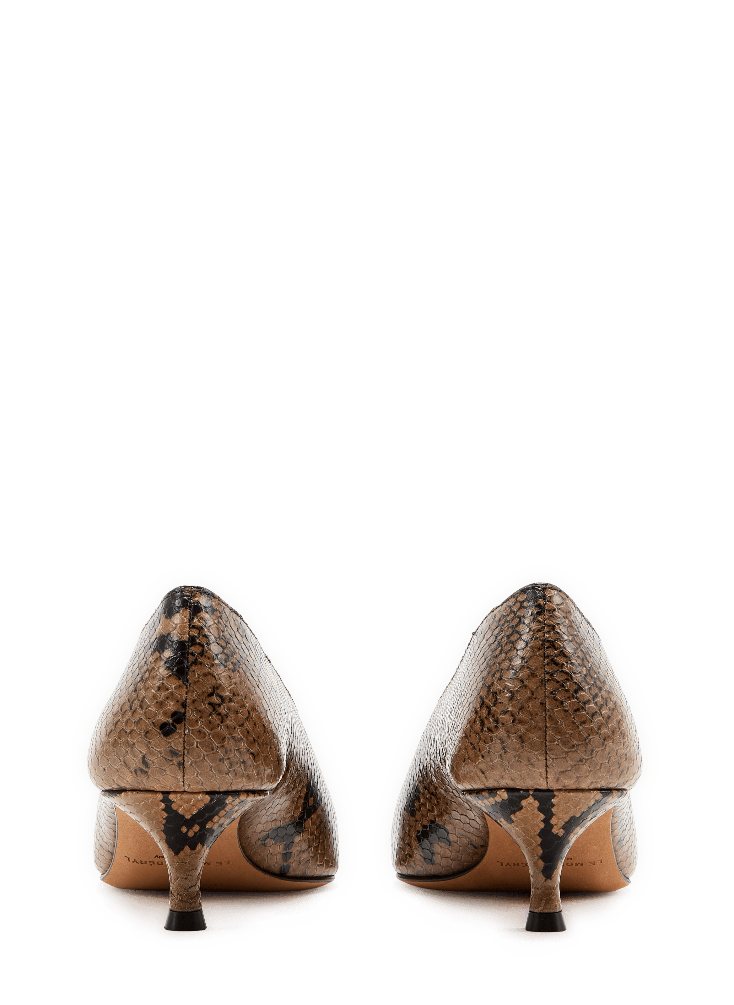 Leather BABOUCHE pumps LE MONDE BÉRYL Multicolour