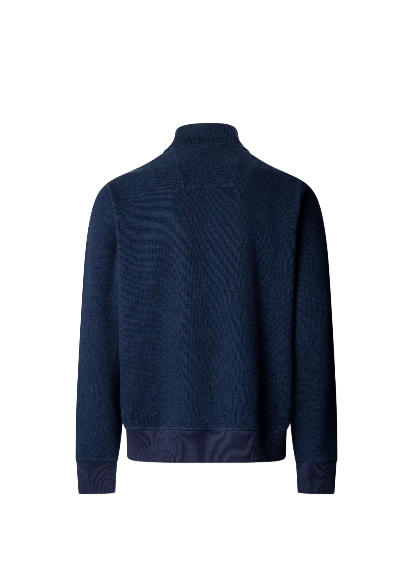 Rechte sweatshirt met opstaande kraag en gewatteerd in een mix van katoen FACONNABLE Blauw