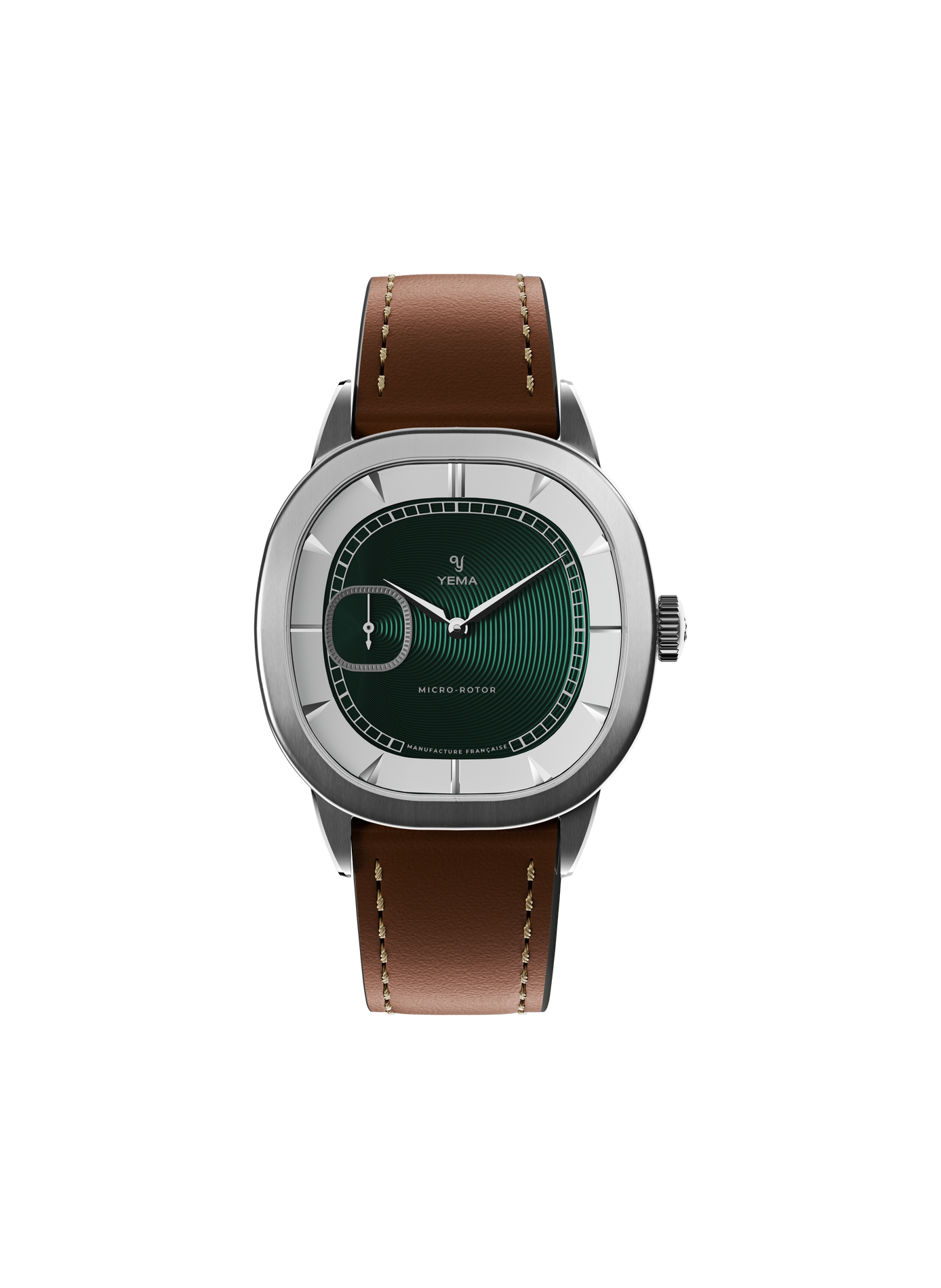 Montre automatique Granvelle CMM.29 en cuir YEMA Vert