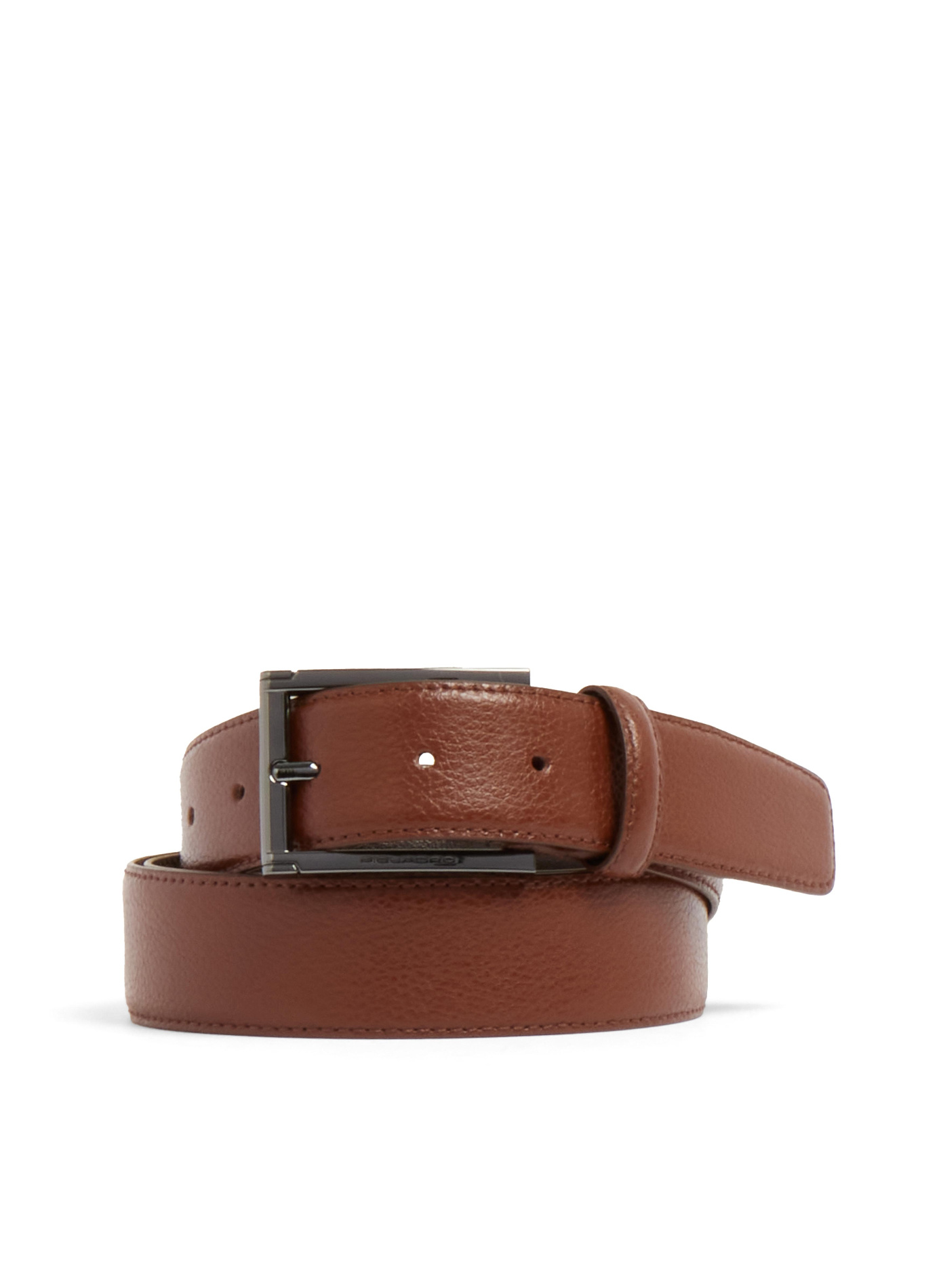 Ceinture homme en cuir avec boucle-ardillon PIQUADRO Marron