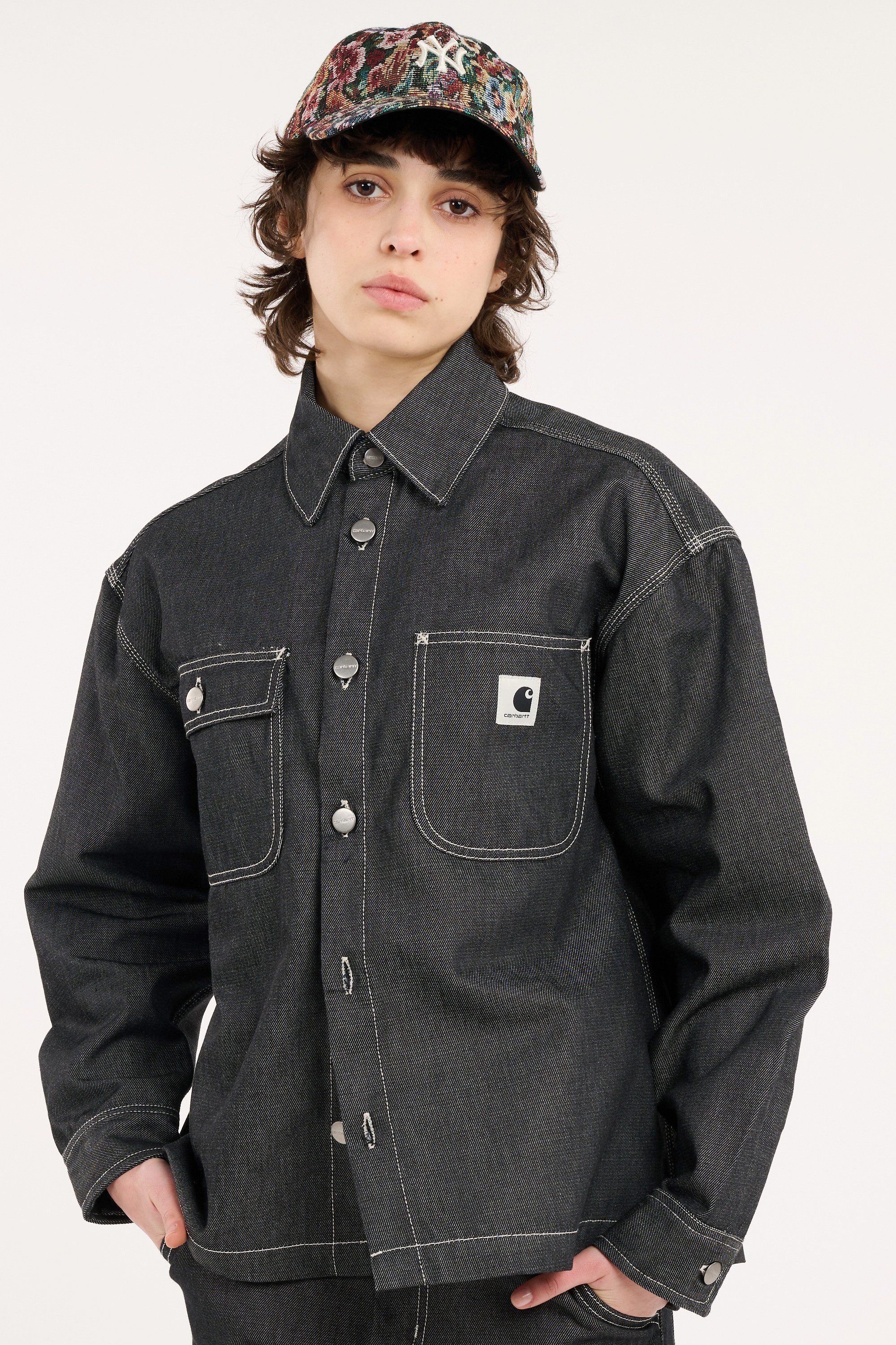 Chemise w' louis shirt jac CARHARTT WIP Noir