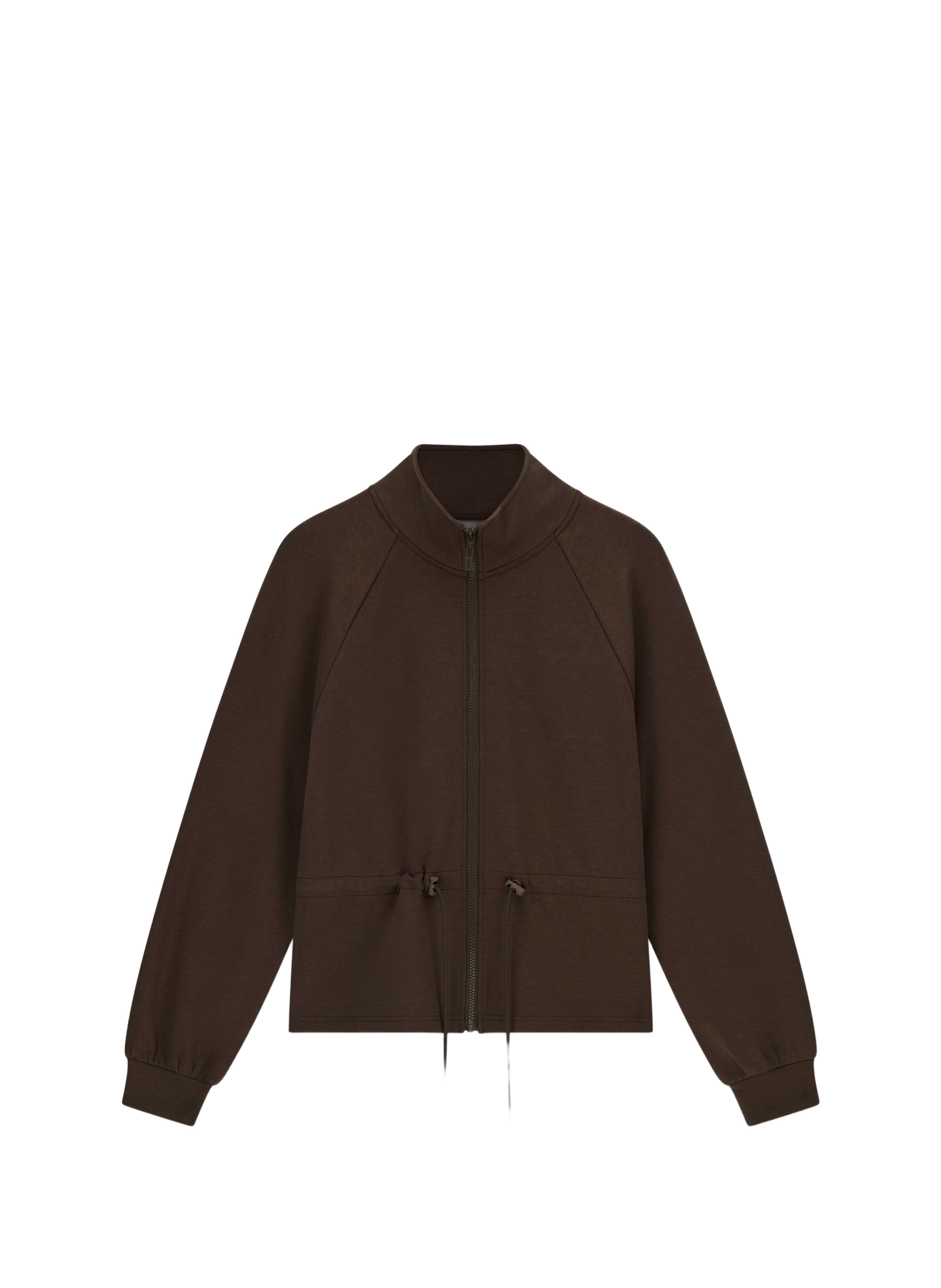 Hoodie droit col montant GUESS Marron