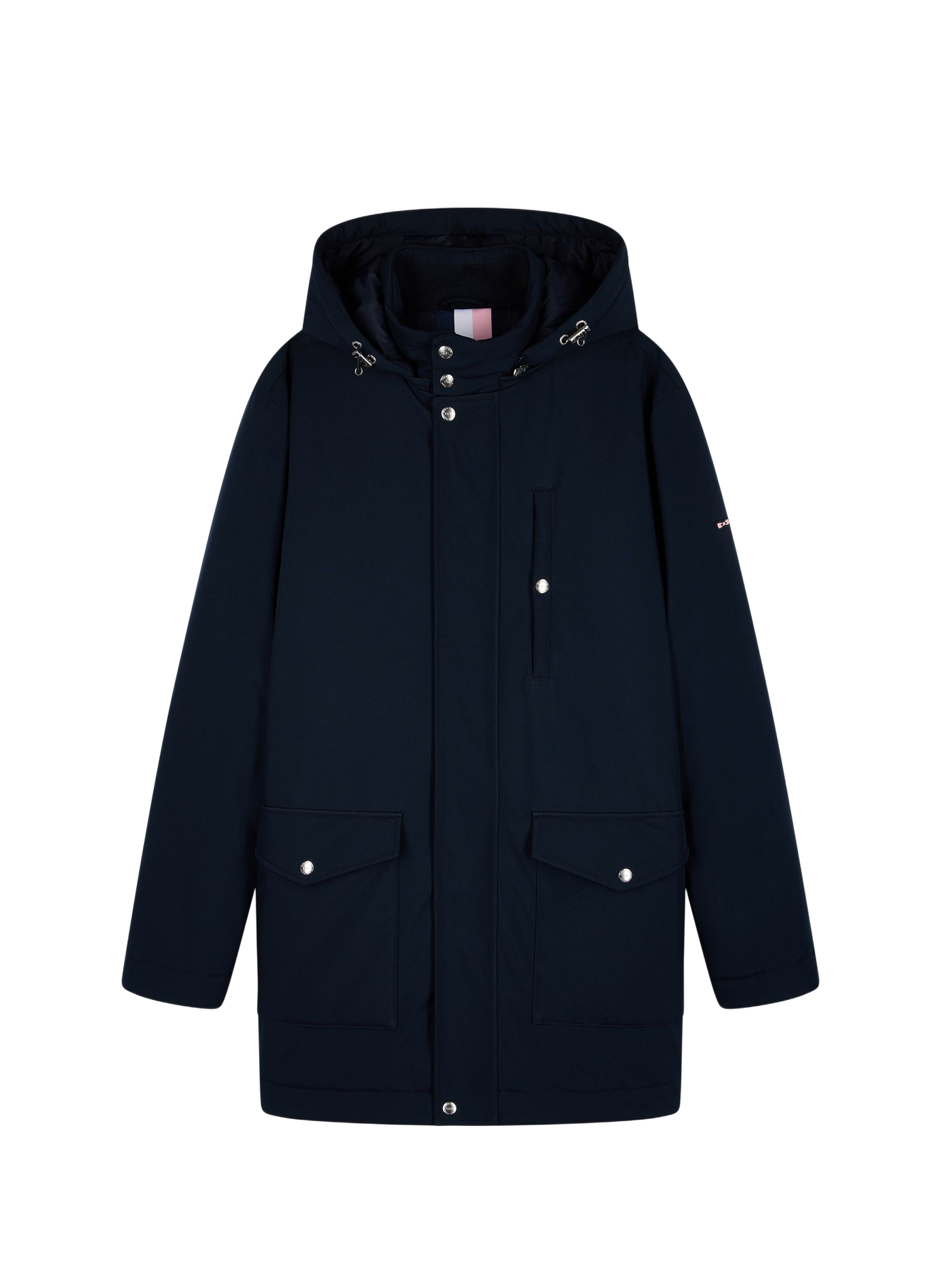 Parka droite col montant  EDEN PARK Blauw