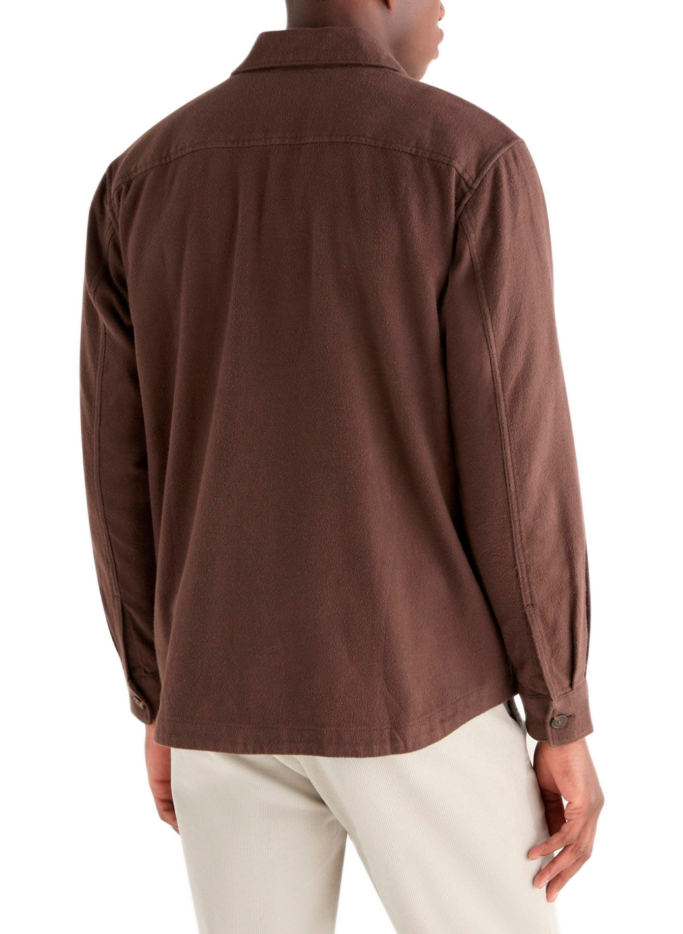 Camisa a rayas de algodón DOCKERS Marrón