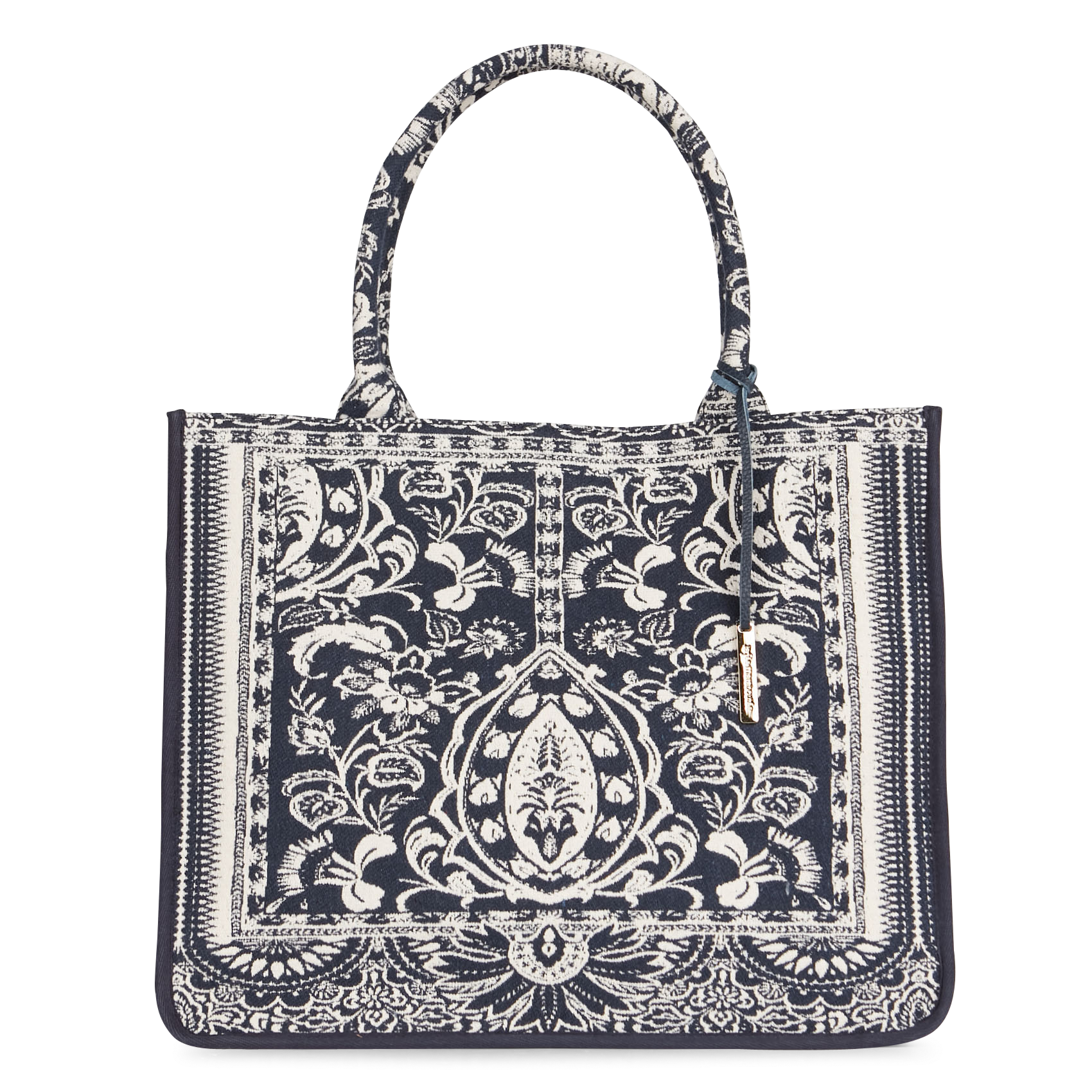 Jacquard shopper LA FEE MARABOUTEE Blauw