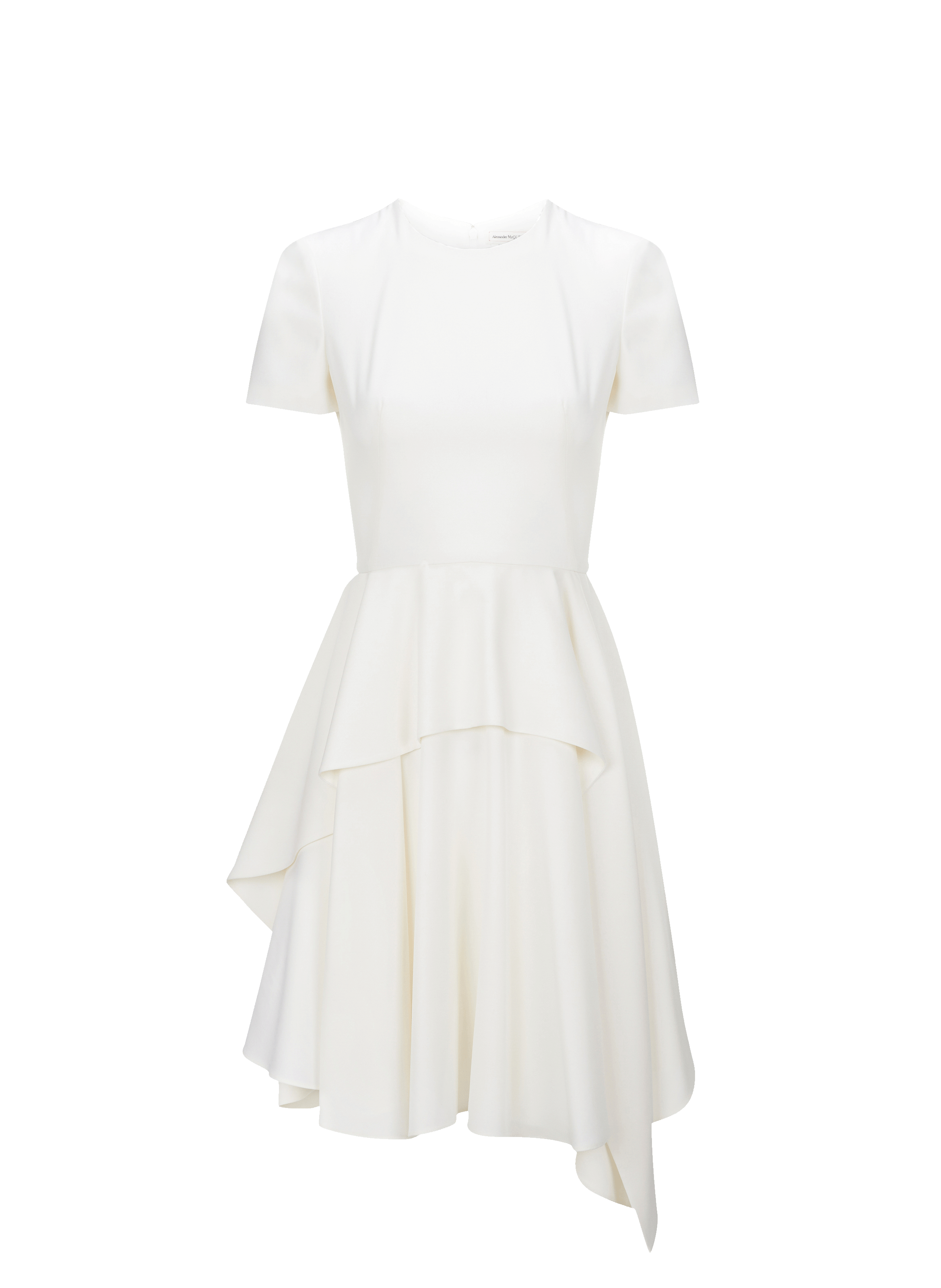 Robe asymétrique en laine