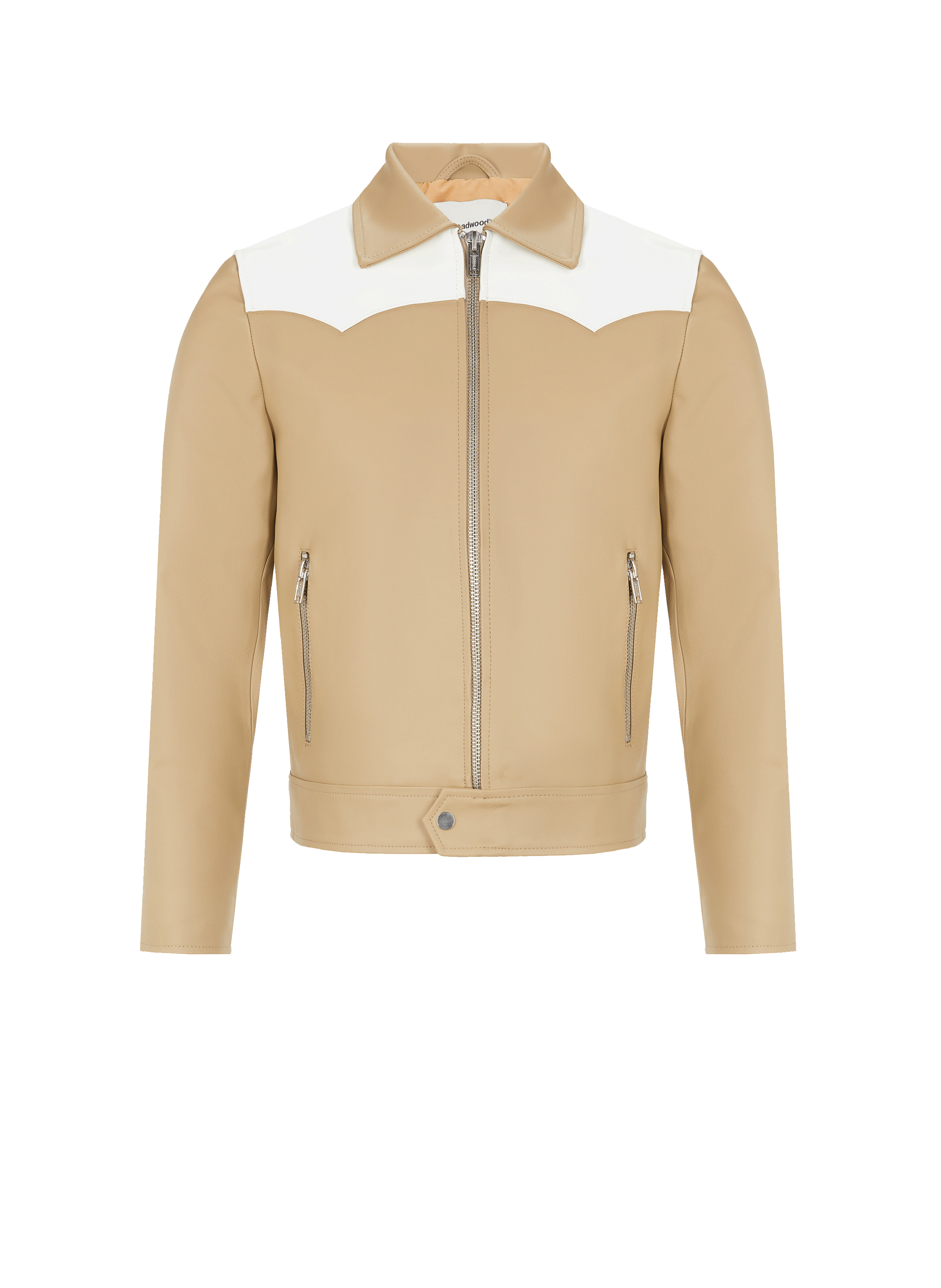 Veste Western Cactus en cuir vegan