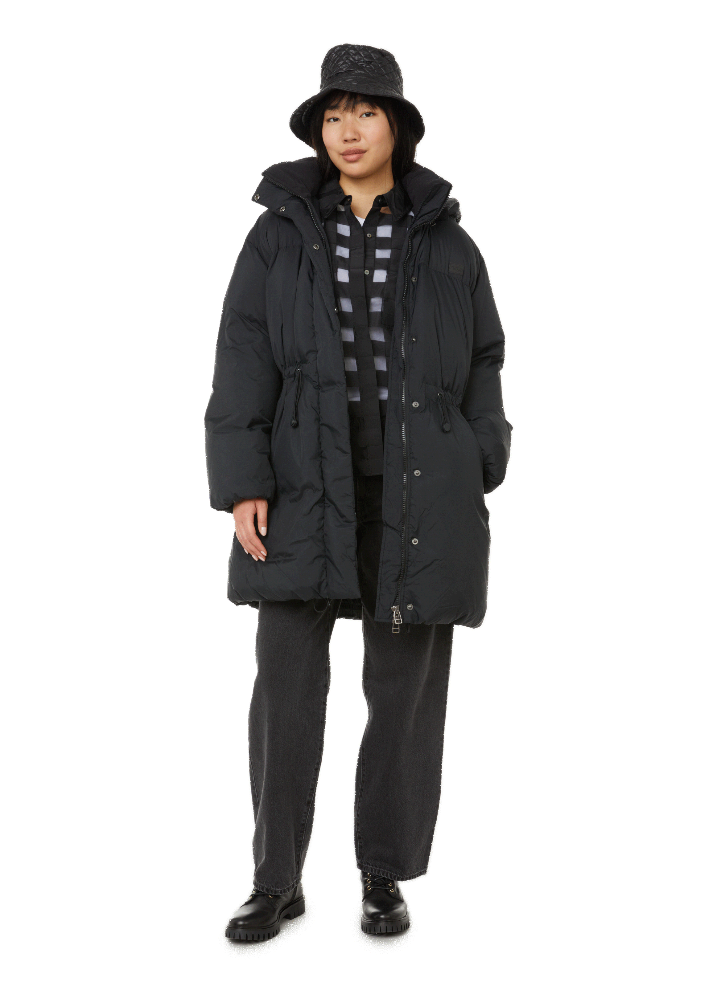 Quilted bucket hat  SAISON 1865 Black