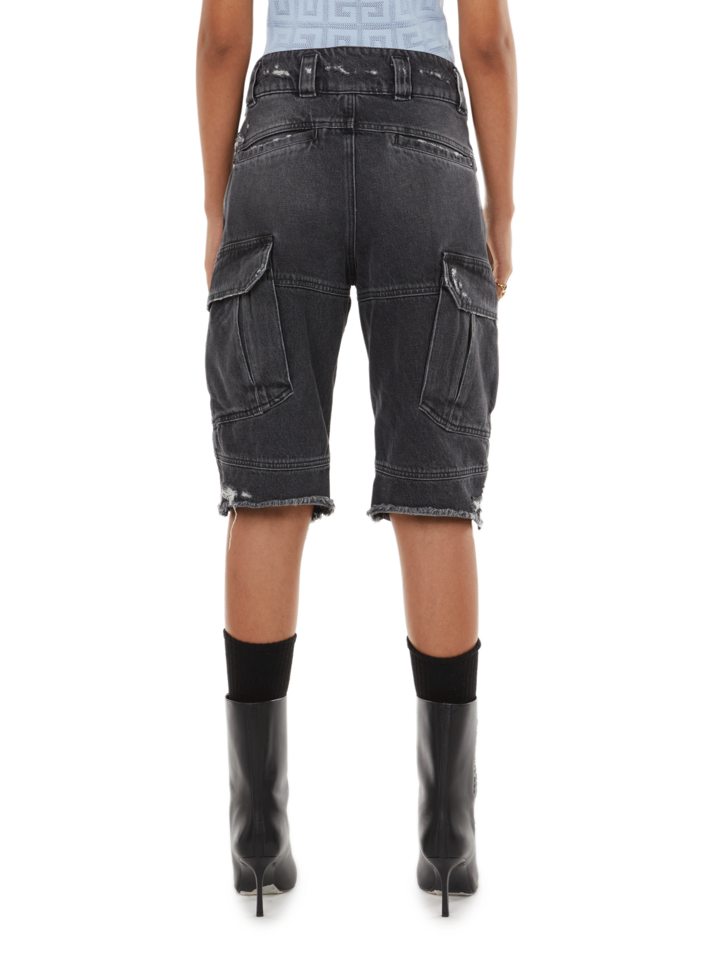 Pantalon en denim  GIVENCHY Gris