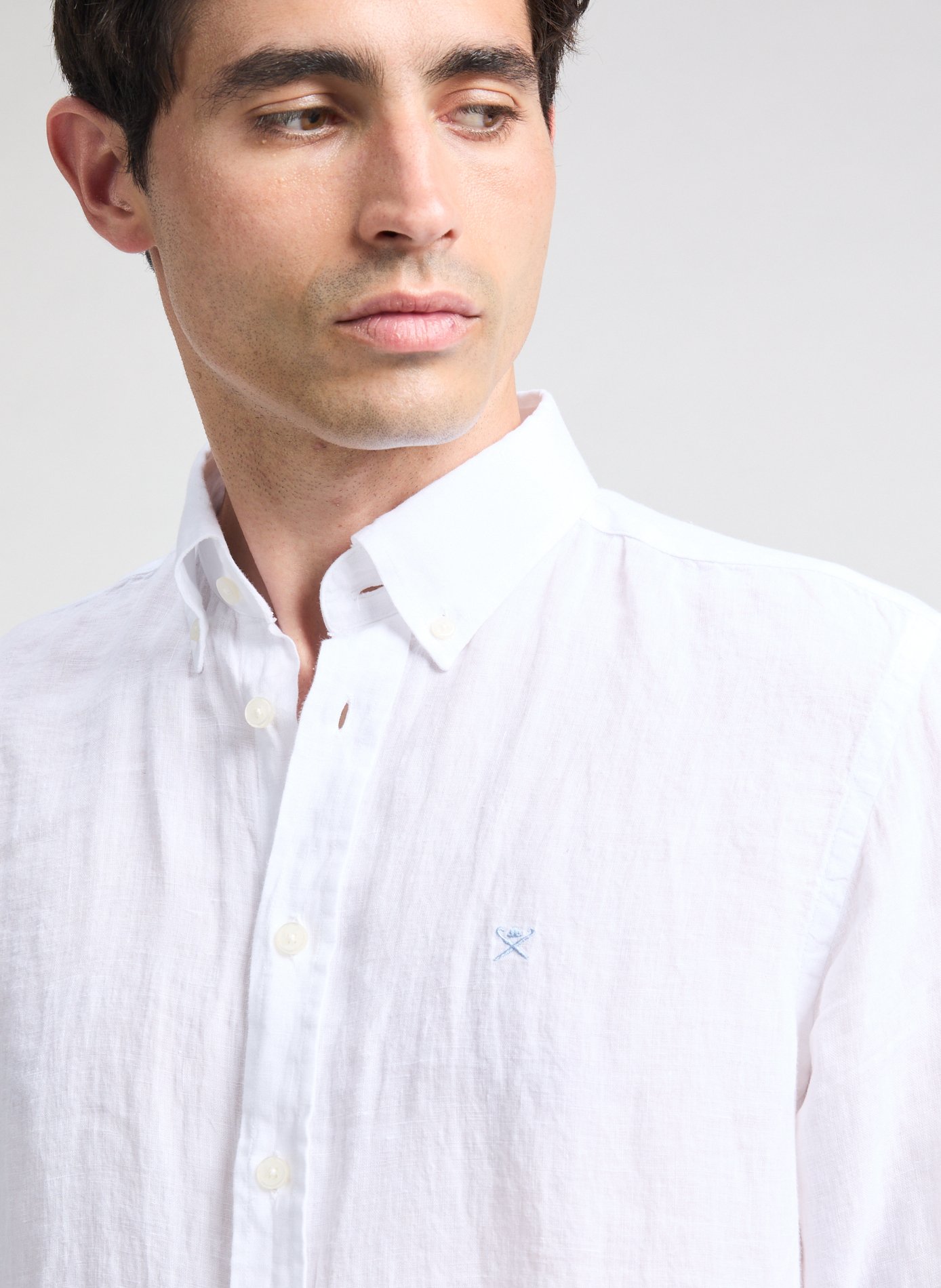 Leinenhemd HACKETT Weiss