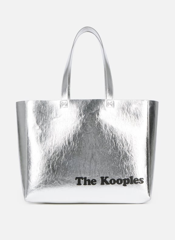 Sac cabas effet cuir Gris by THE KOOPLES THE KOOPLES Sac cabas effet cuir Gris