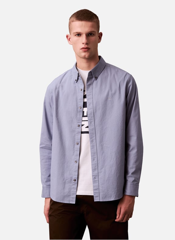 Cotton shirt Blue by CALVIN KLEIN CALVIN KLEIN Cotton shirt Blue