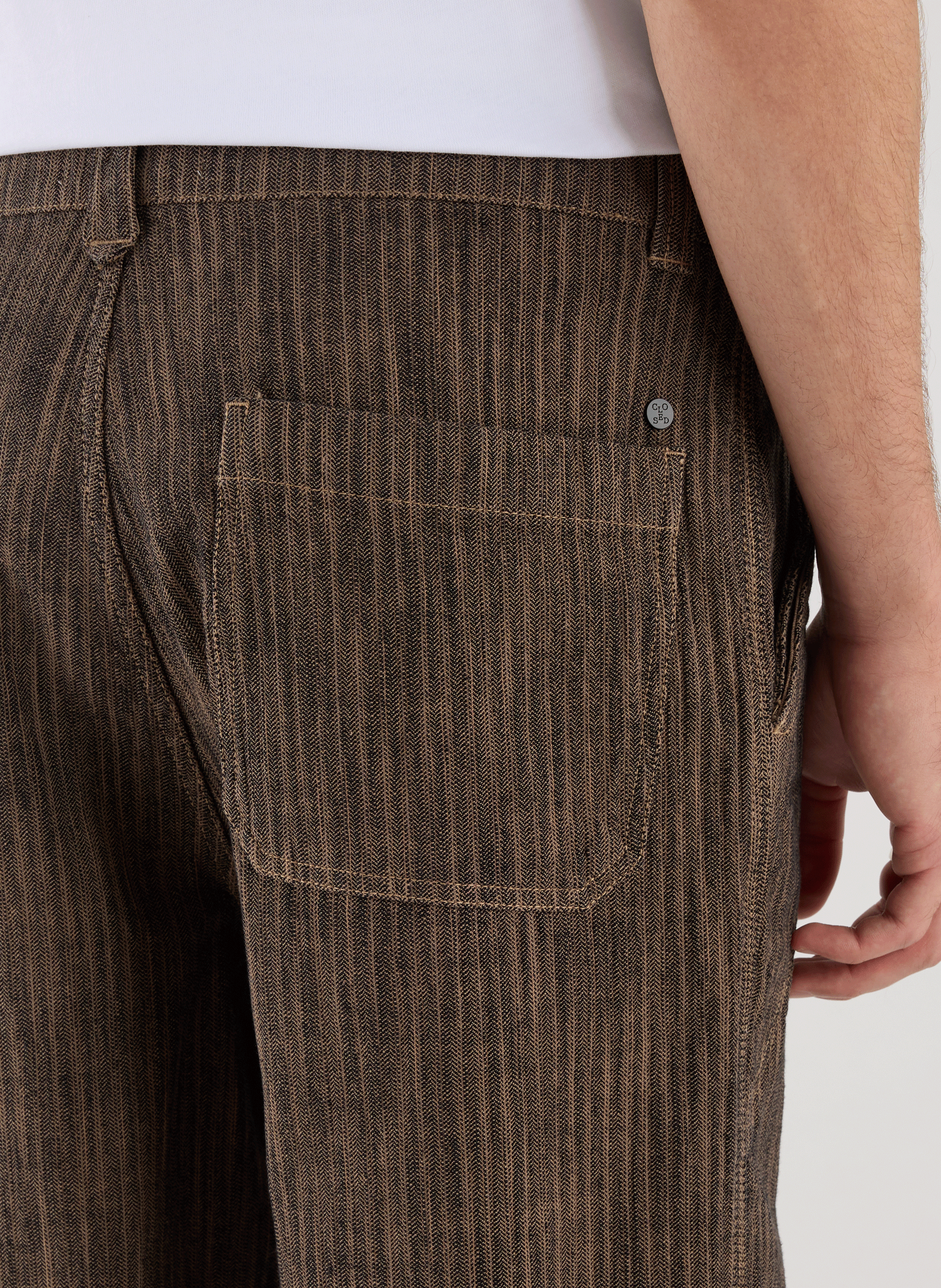 Pantalon tissé droit Toledo CLOSED Beige