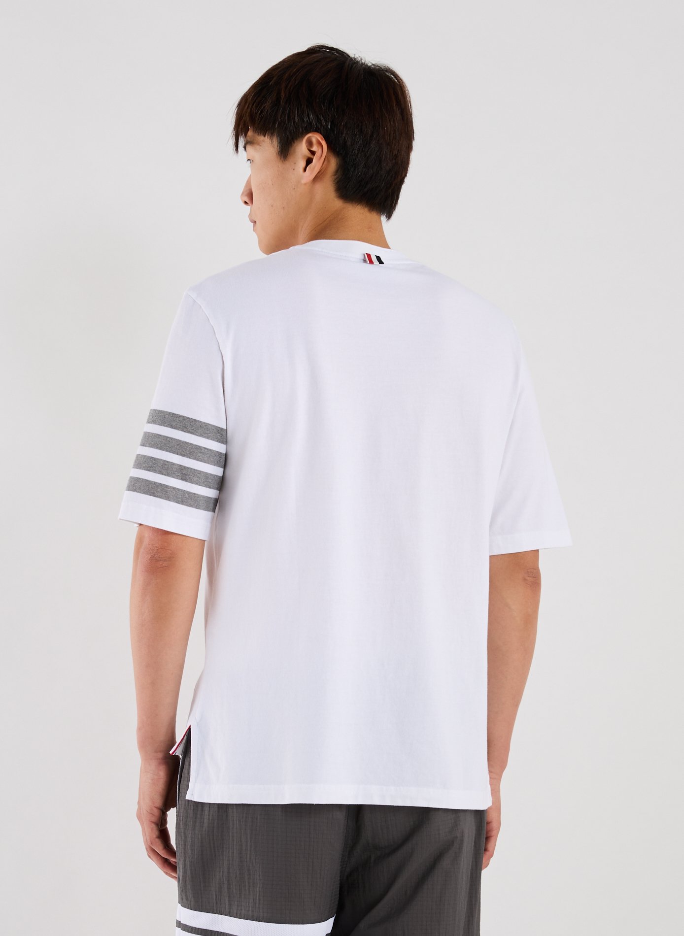 Classic Cotton T-Shirt THOM BROWNE White