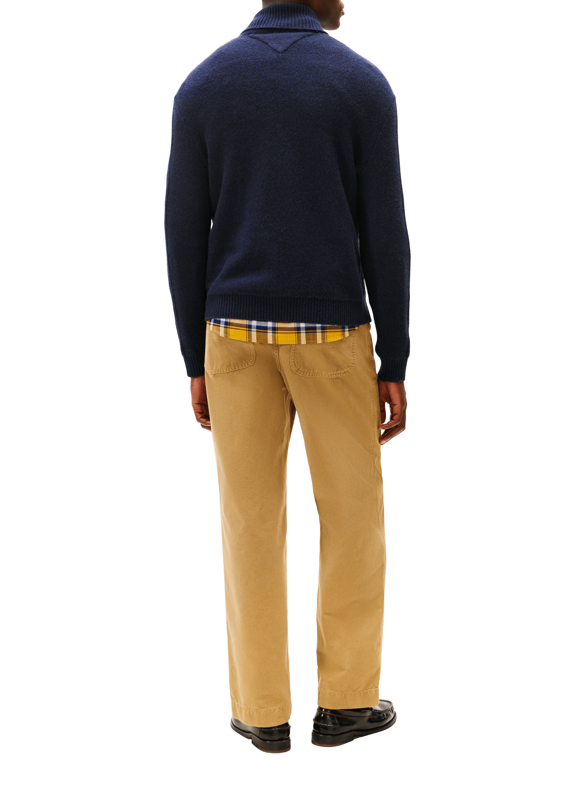 Turtleneck wool-blend jumper TOMMY HILFIGER Blue