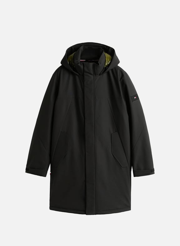 Parka droite à capuche TOMMY HILFIGER Parka droite à capuche TOMMY HILFIGER