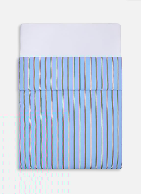 Cotton percale duvet cover Blue by AU PRINTEMPS PARIS AU PRINTEMPS PARIS Cotton percale duvet cover Blue
