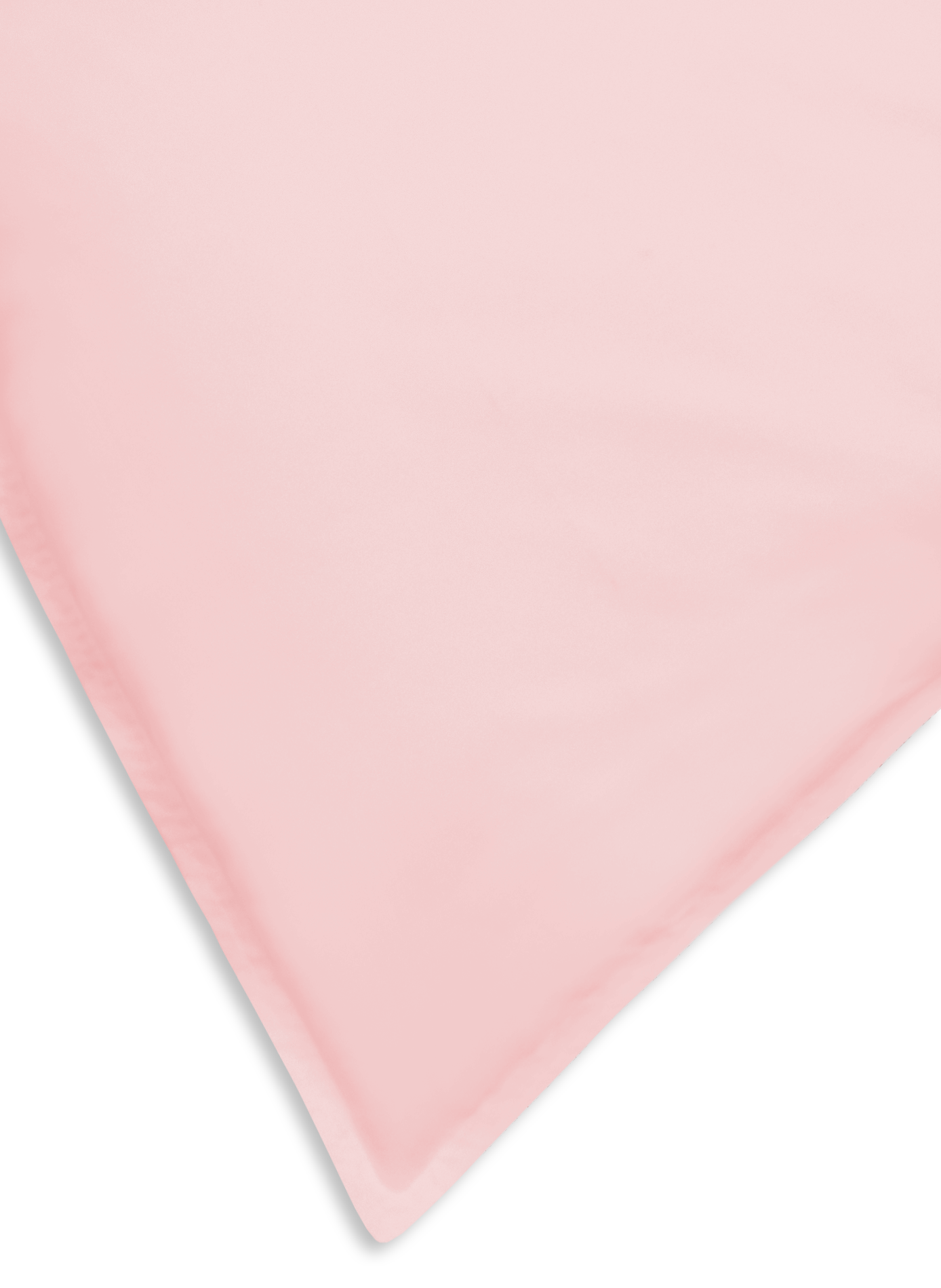 Taie d'oreiller en percale de coton Rose