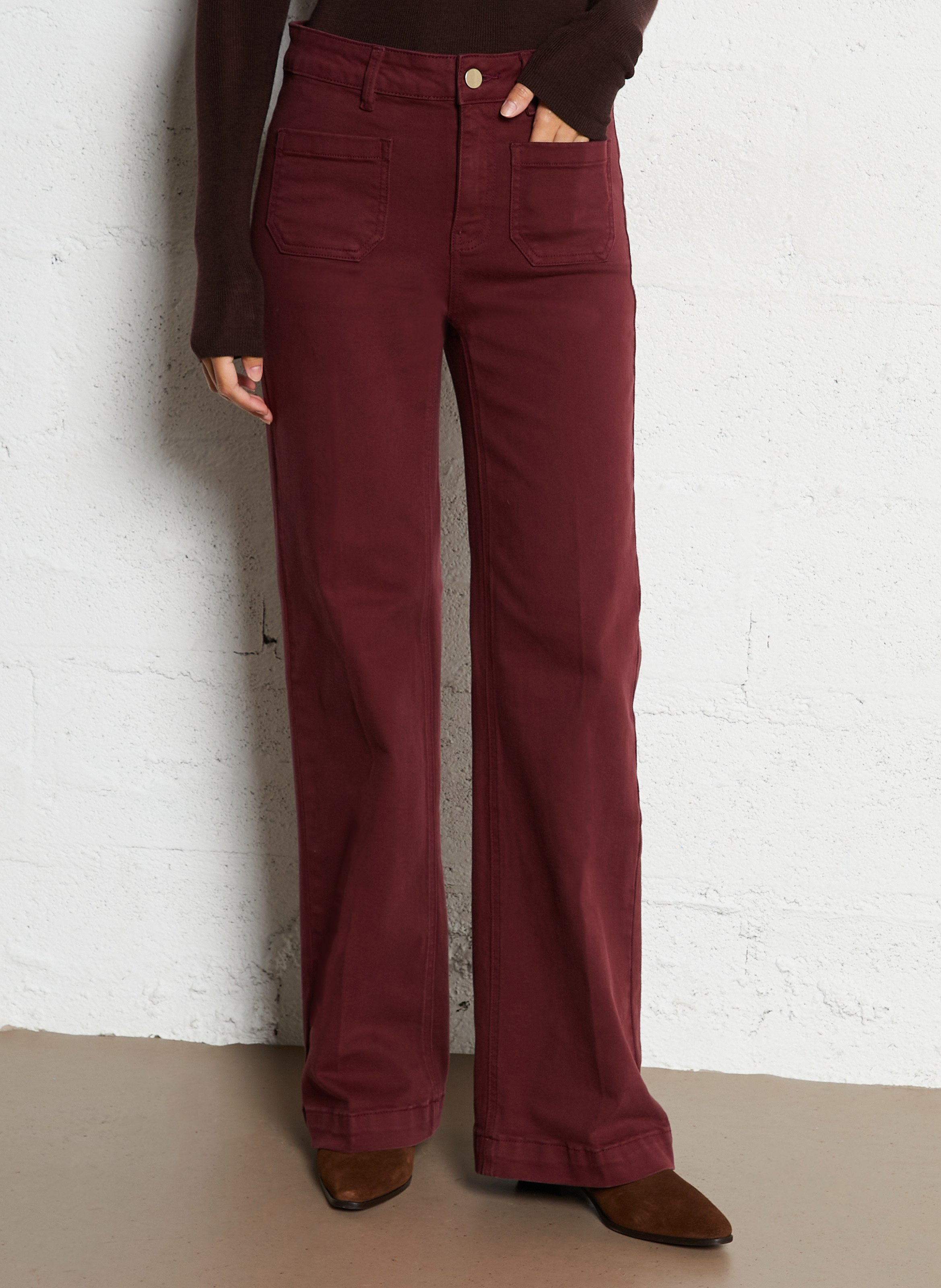 MAISON 123 Jean flare luna Rouge