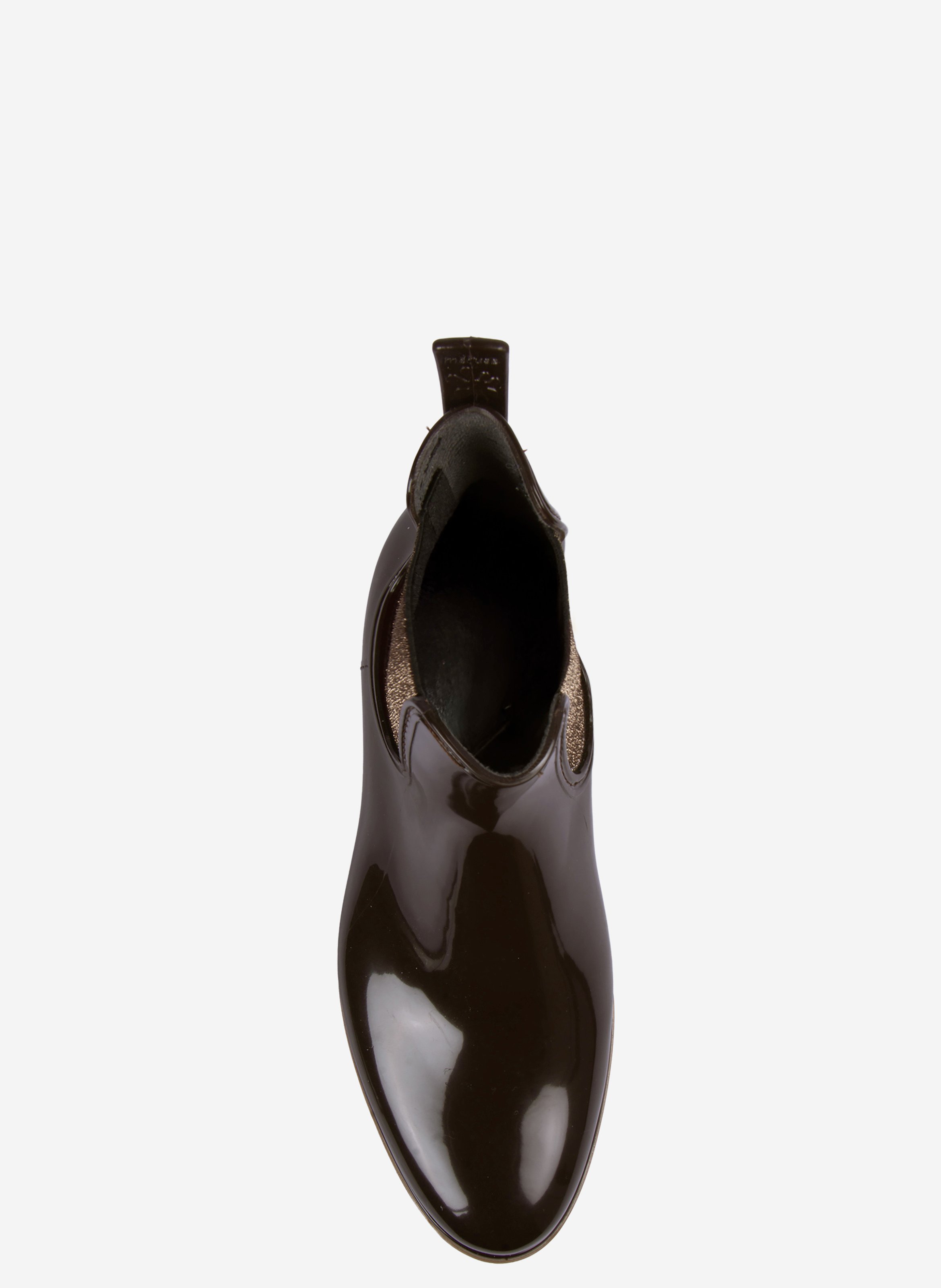 Bottines de pluie crantées JULES & JENN Marron