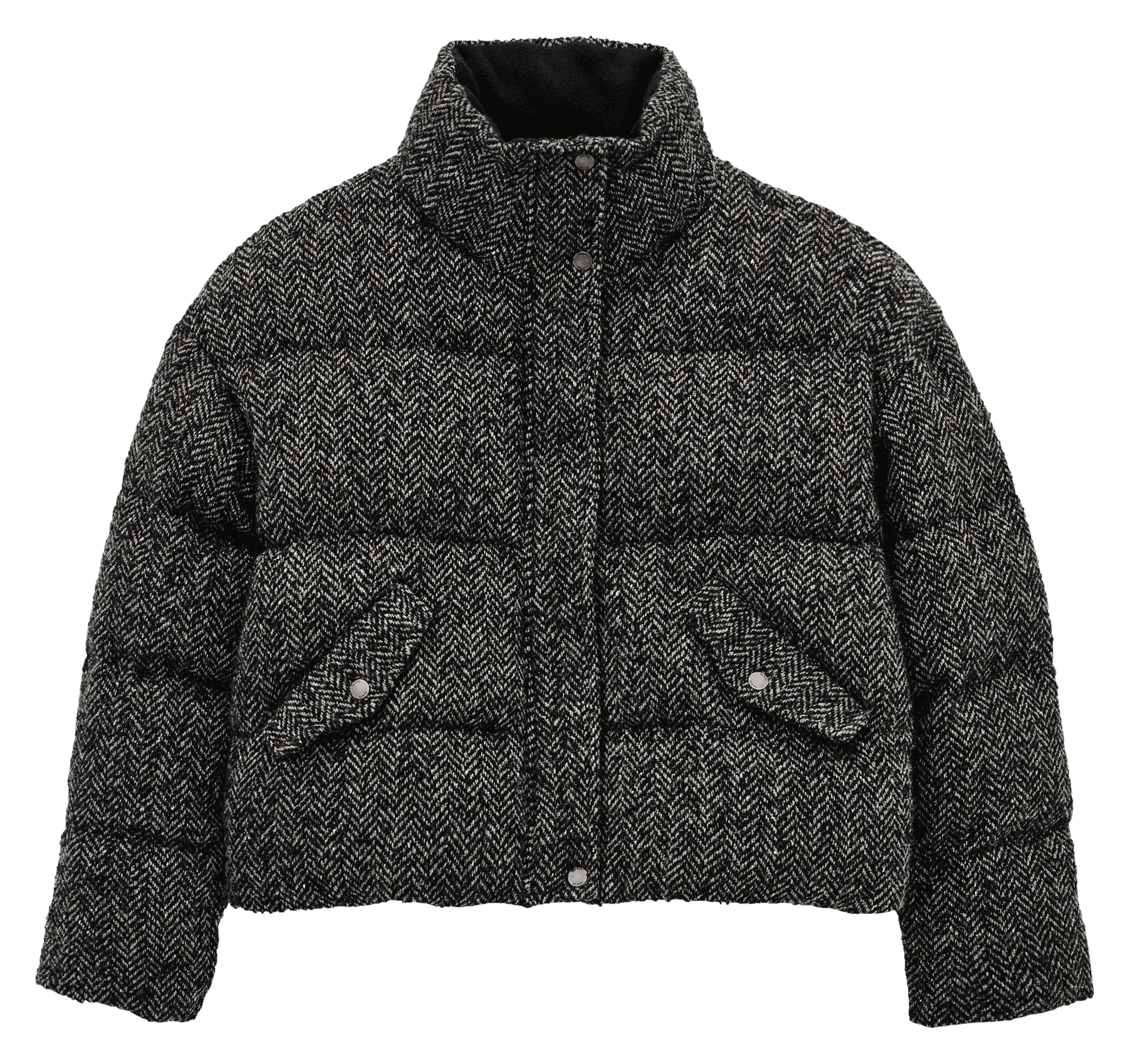 Doudoune col montant en laine mélangée hidi BA&SH Noir