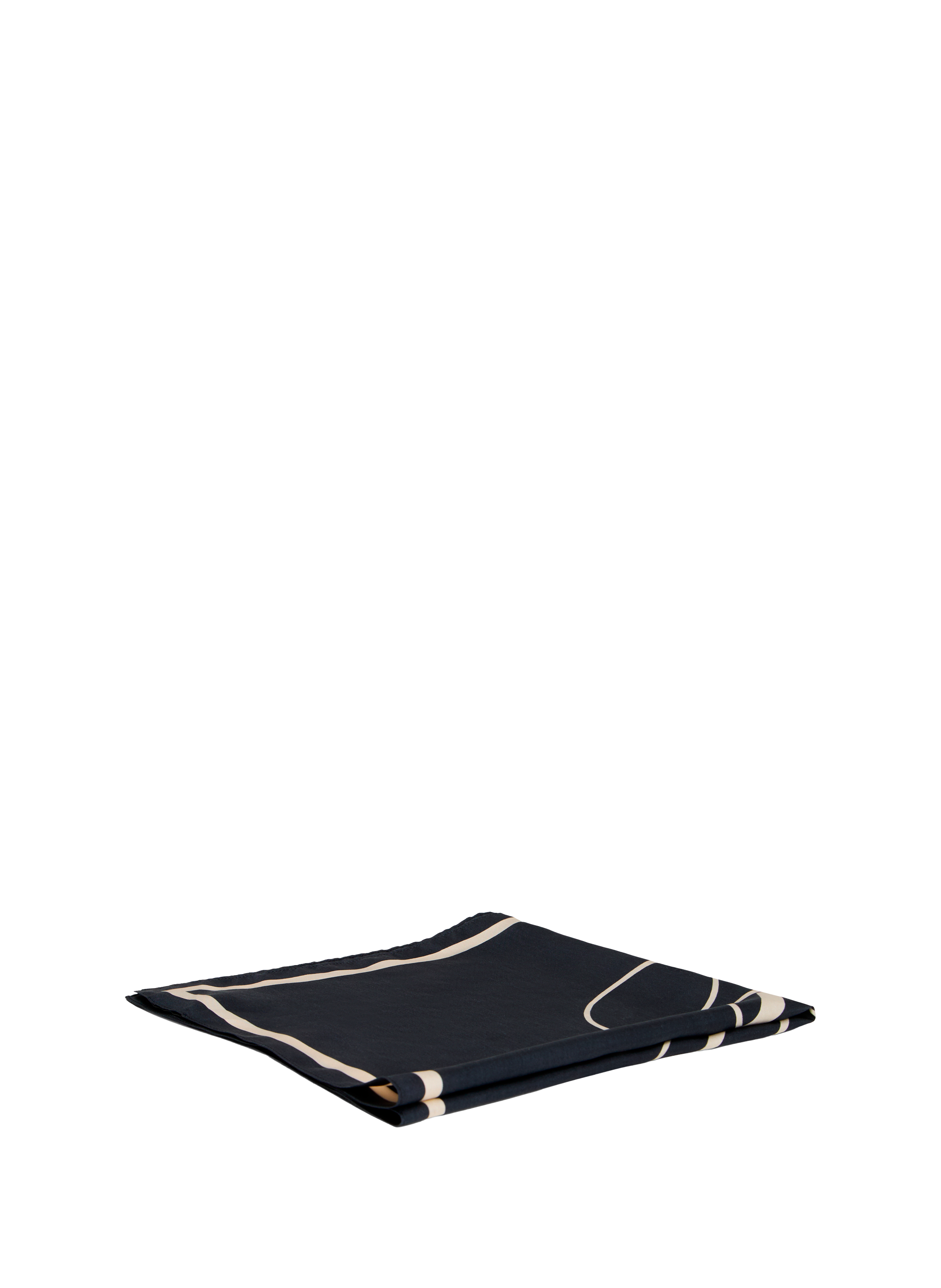 Foulard en soie avec motif monogrammé TOMMY HILFIGER Bleu