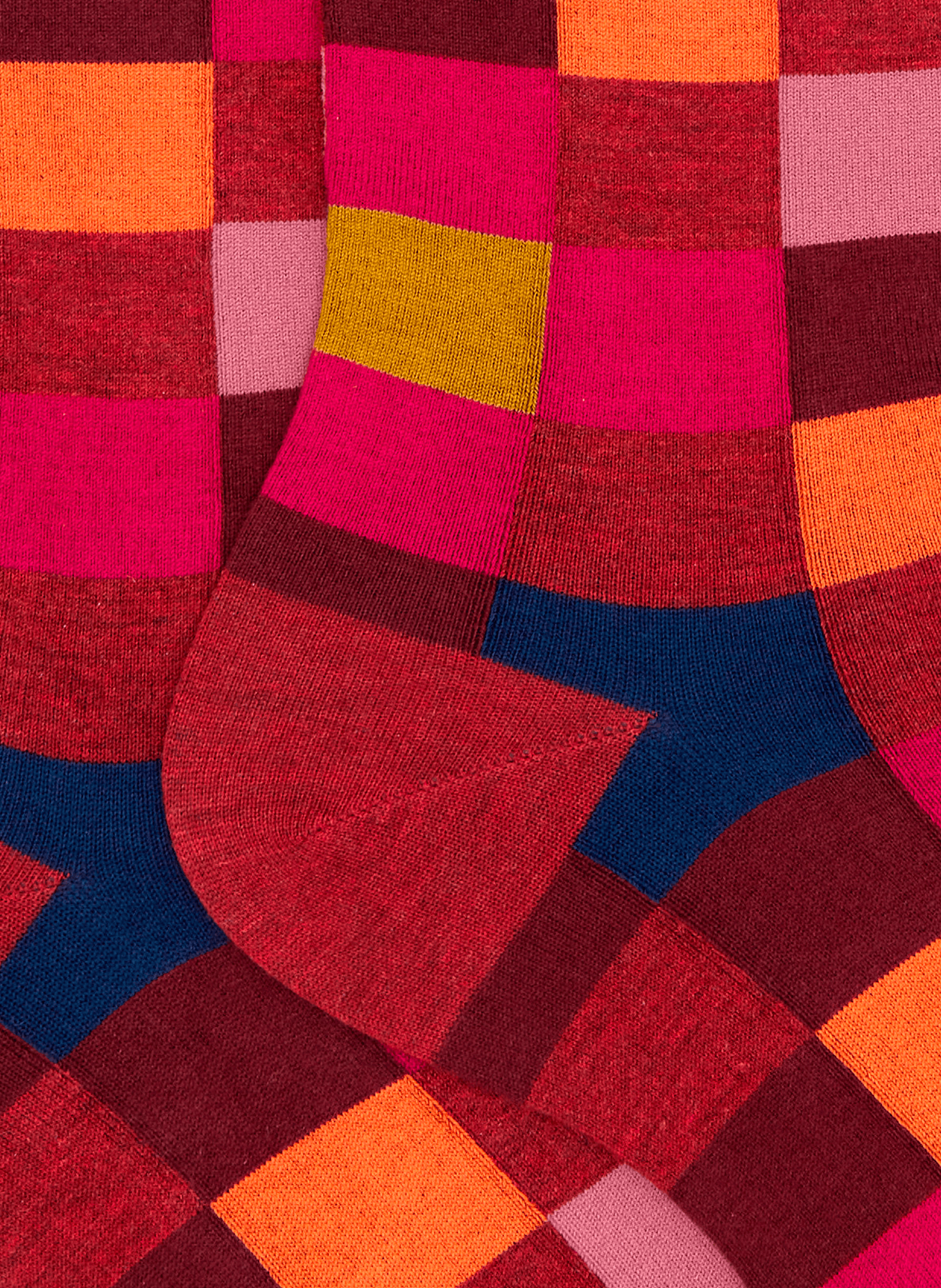 Chaussettes mi-hautes en coton DORÉ DORÉ Rouge