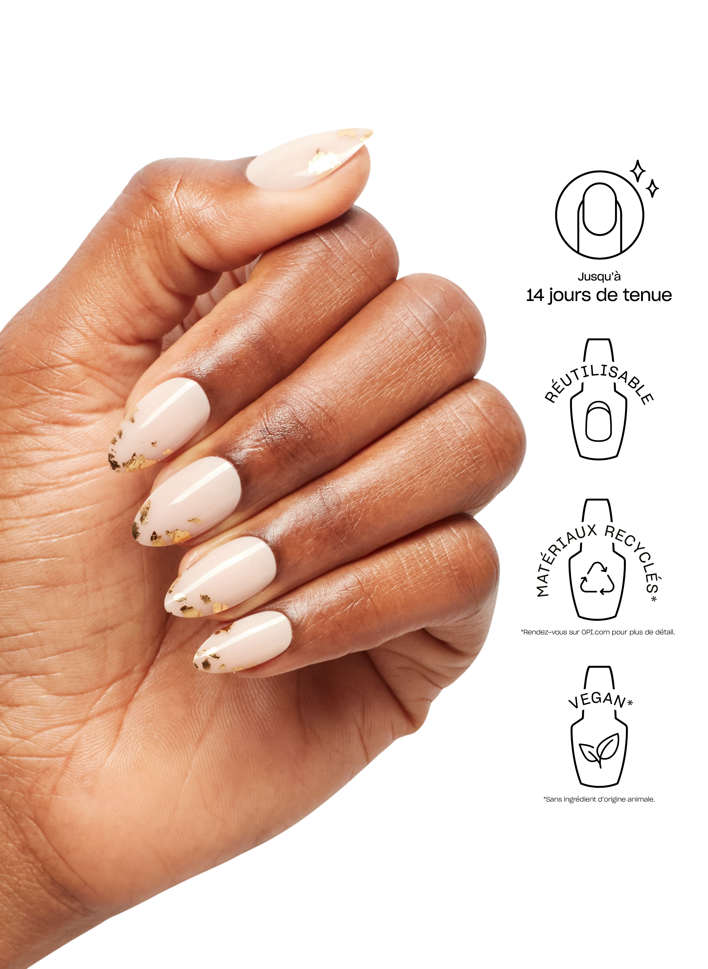 Confetti Connection - xPRESS/ON OPI Rose clair