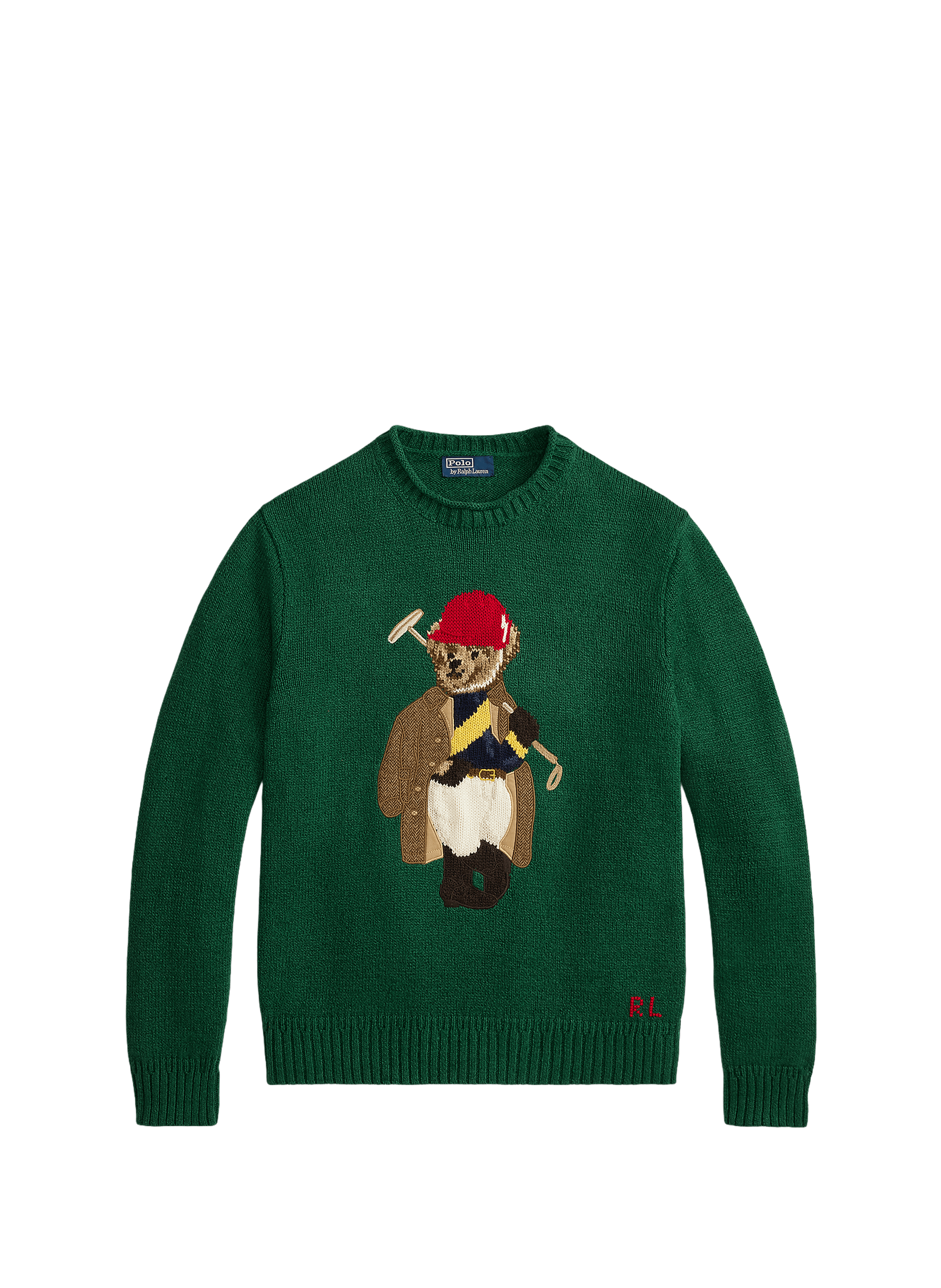 Linen and cotton jumper POLO RALPH LAUREN Green