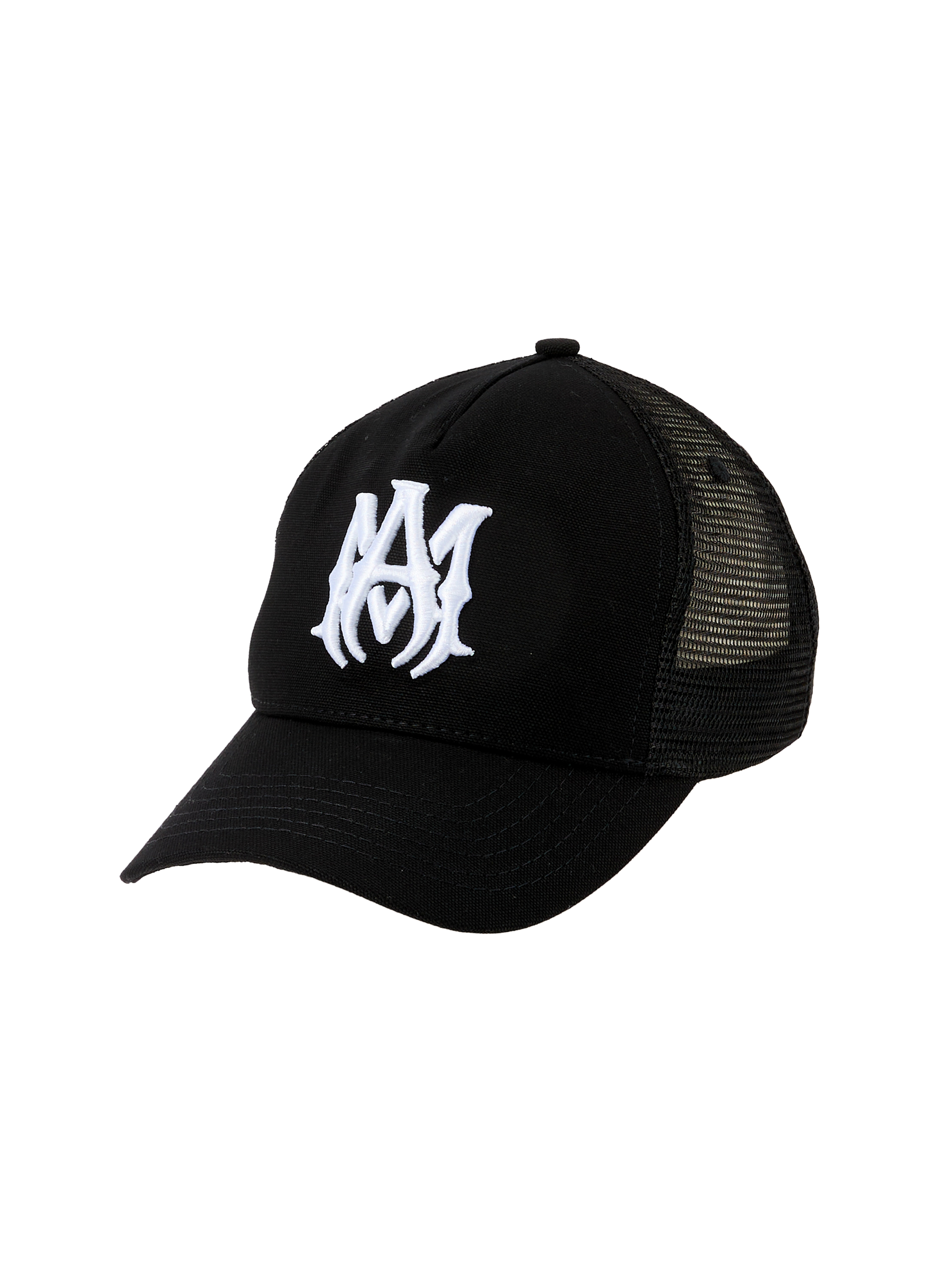 Cotton cap with logo embroidery AMIRI Black