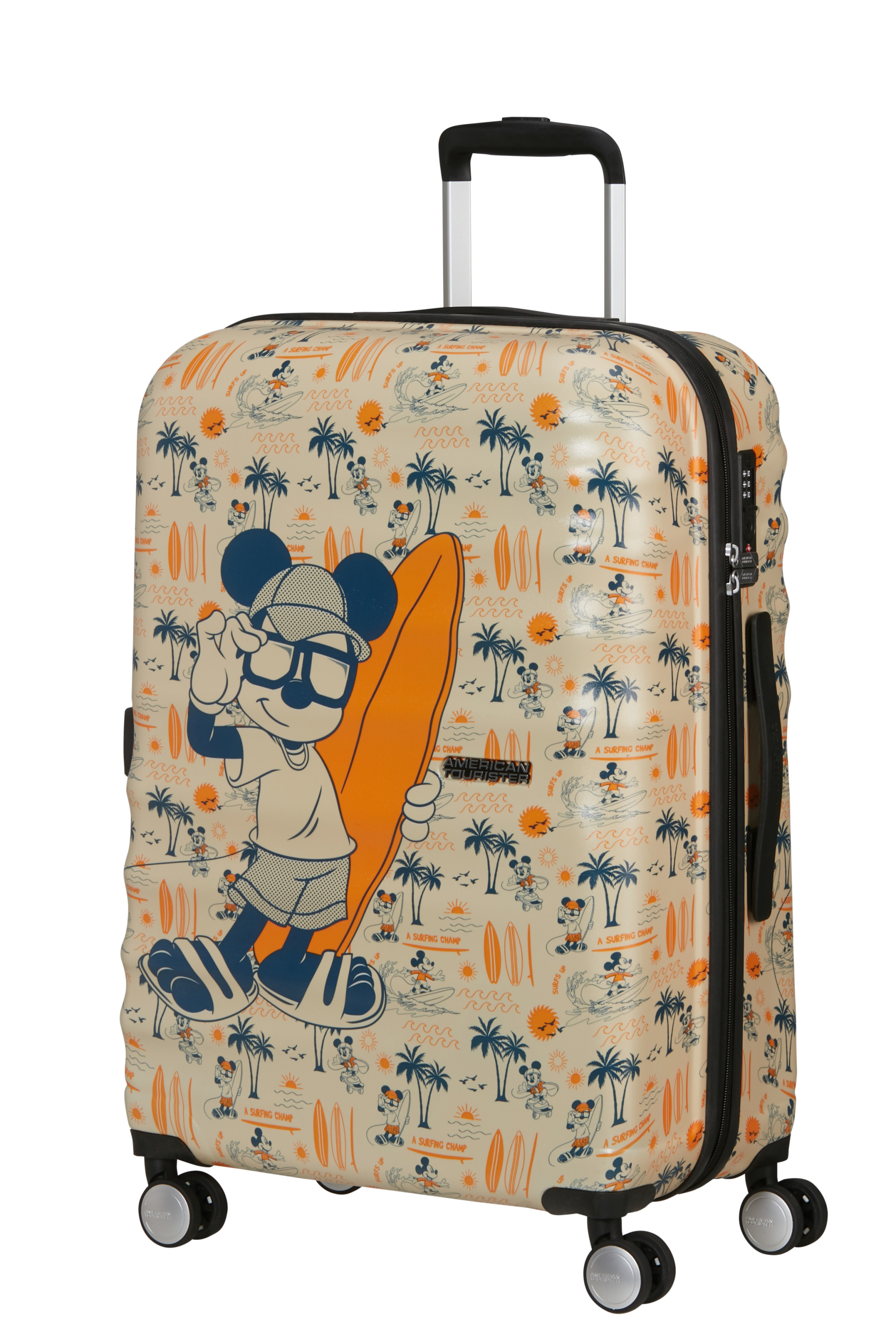 Wavebreaker disney valise 4 roues taille m AMERICAN TOURISTER Multicolore