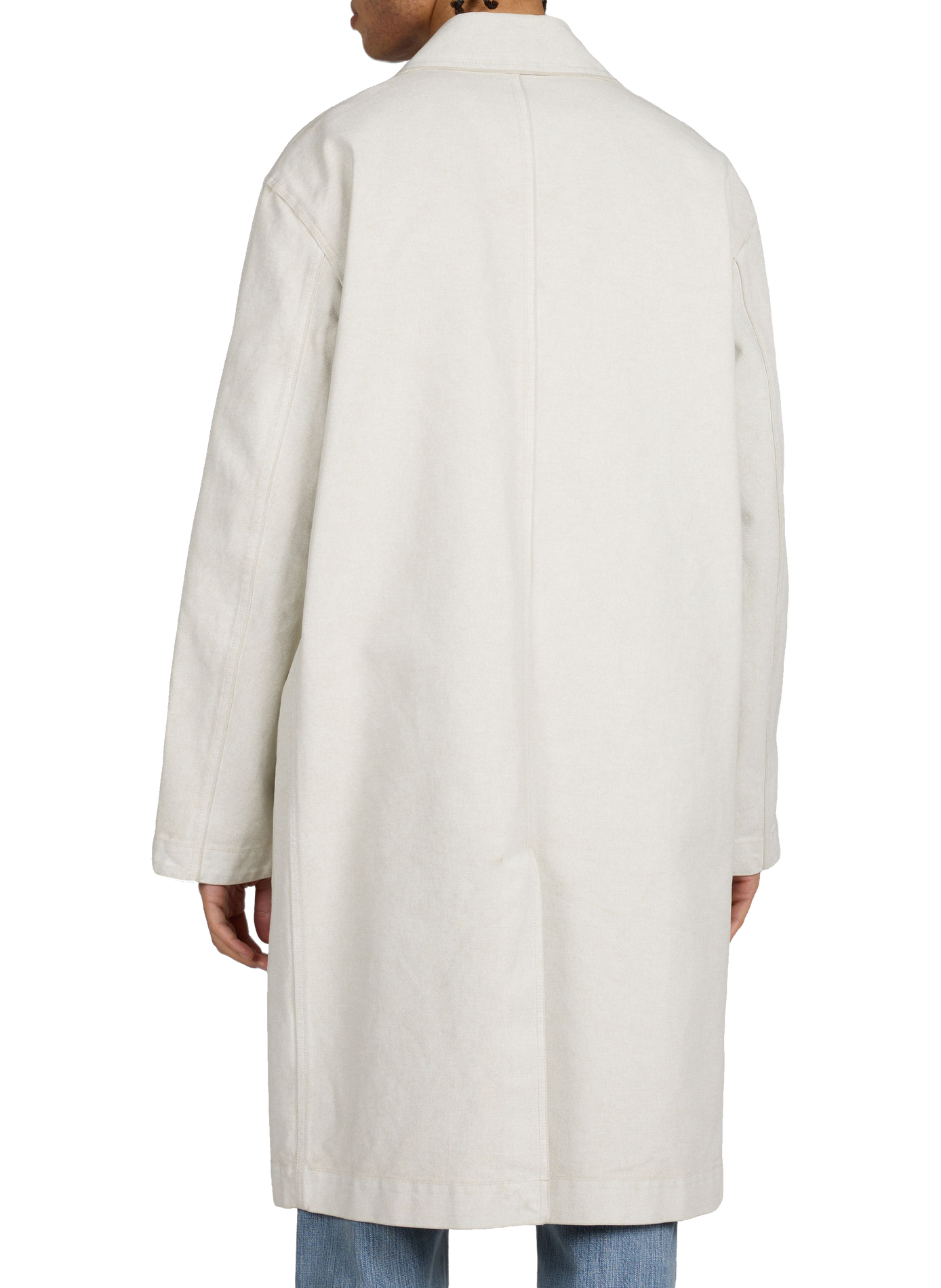 Loose mid-length cotton jacket A.P.C. Beige