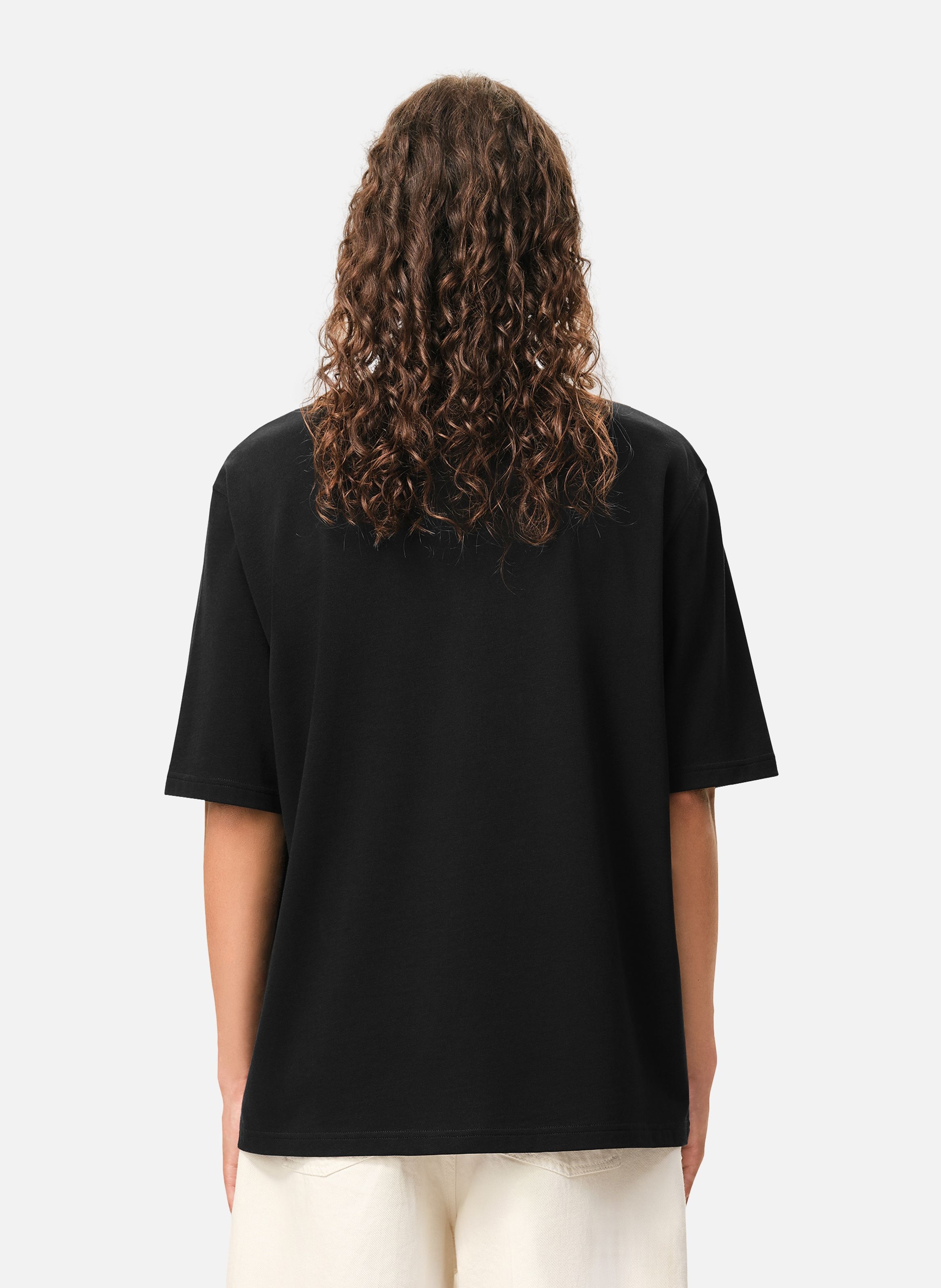 T-shirt Ami De Coeur En Coton unisexe AMI PARIS Noir