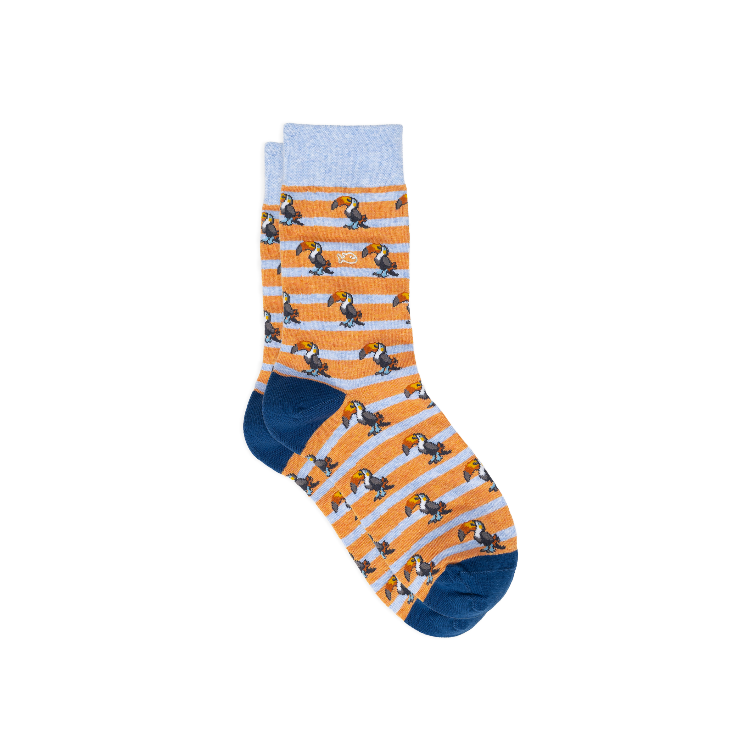 Chaussettes en coton peigné animaux BILLYBELT Orange
