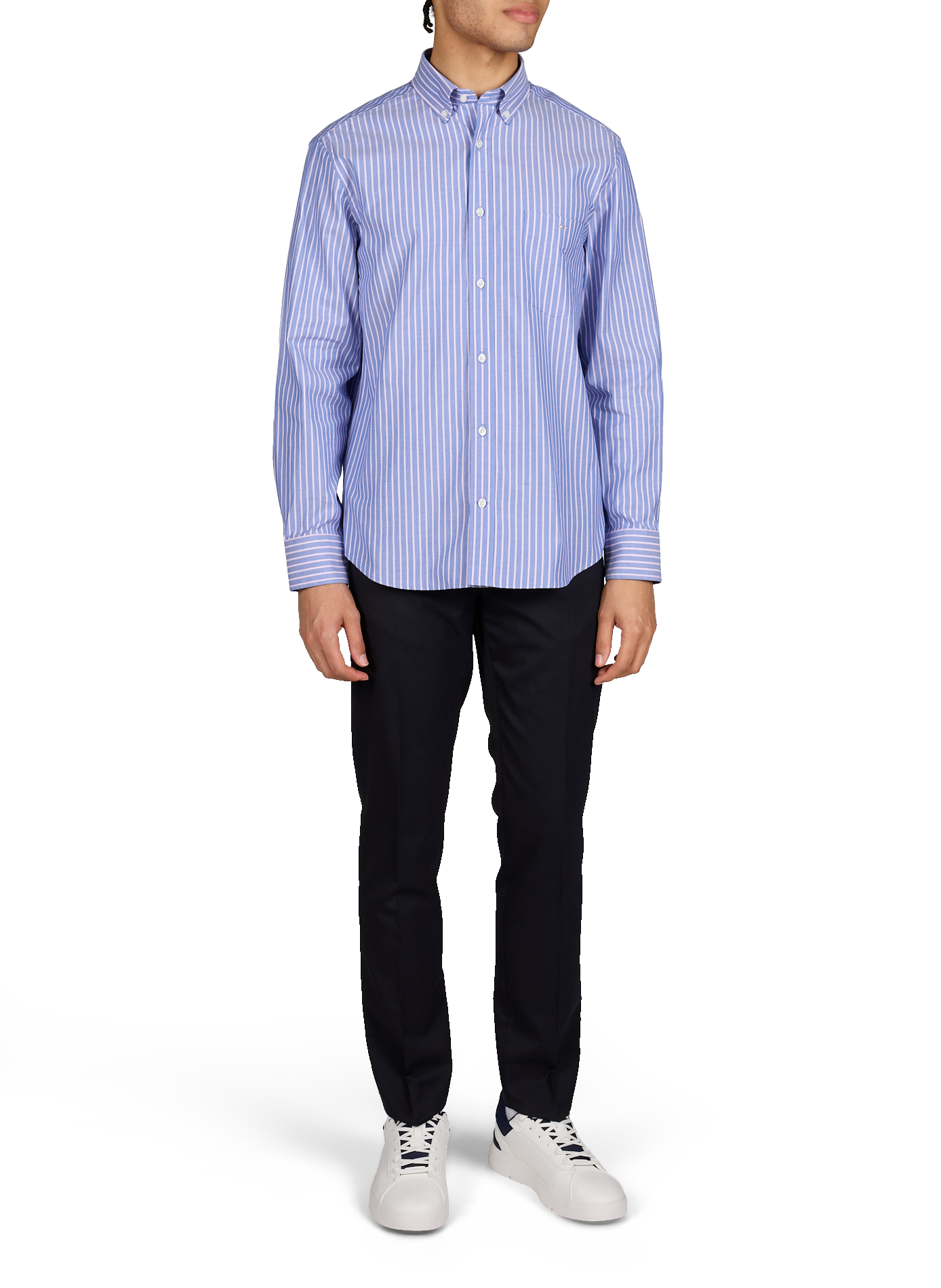 Chemise droite en lin EDEN PARK Rose